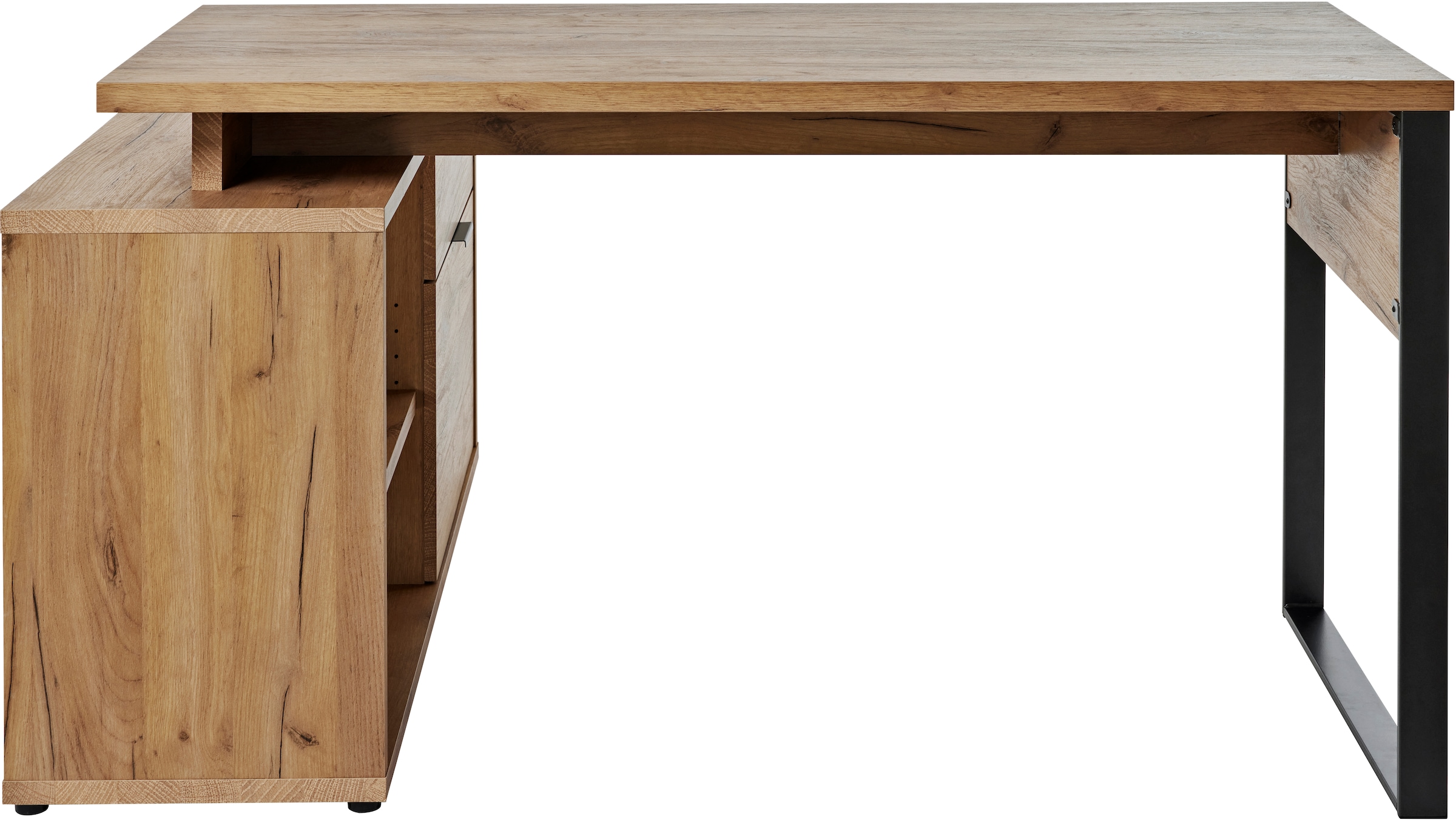 Jahnke Bureau d'angle »LOOP C 150 E« 1 cuis tlg. bureau d'angle, montage réversible, beaucoup de rangement