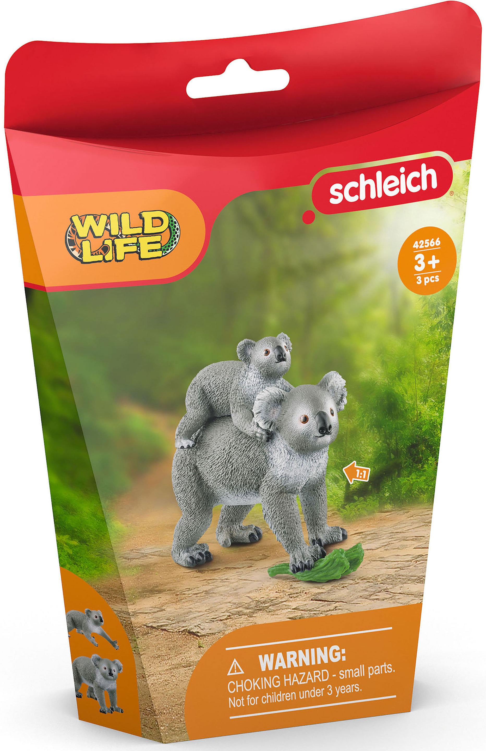 Schleich® Personnage de jeu »WILD LIFE, Koala Mutter mit Baby (42566)«