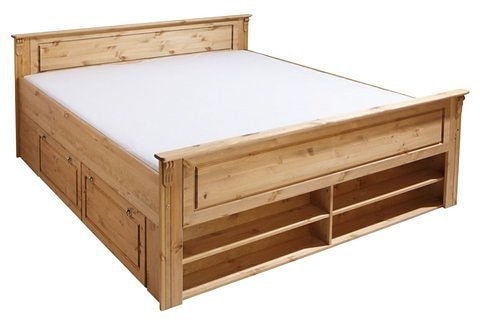 Home affaire Massivholzbett »Tessin«, Liegefläche 180/200 cm, aus massiver Kiefer