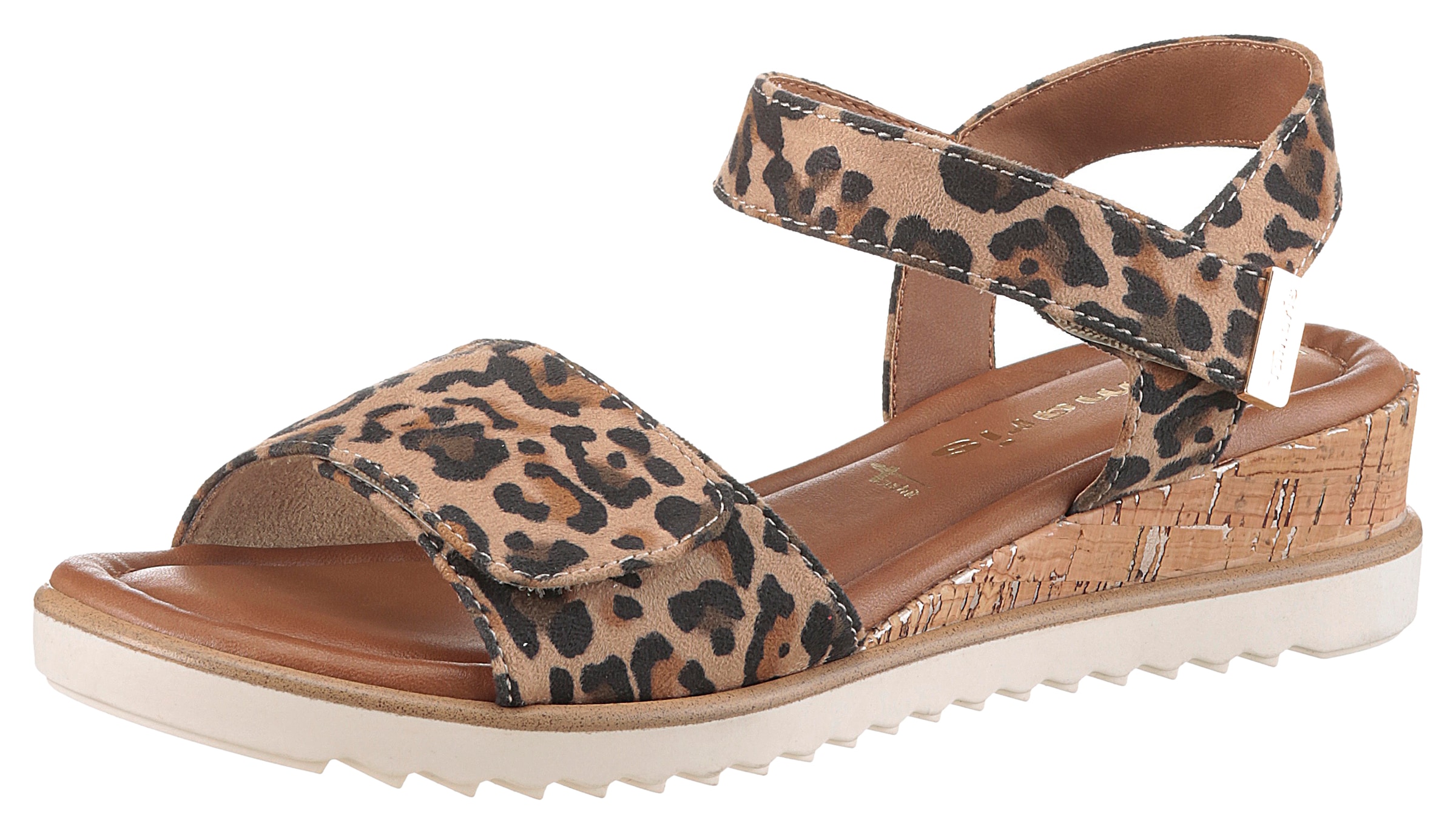 Image of Tamaris Keilsandalette, Riemchensandale, Sommerschuh in veganer Verarbeitung