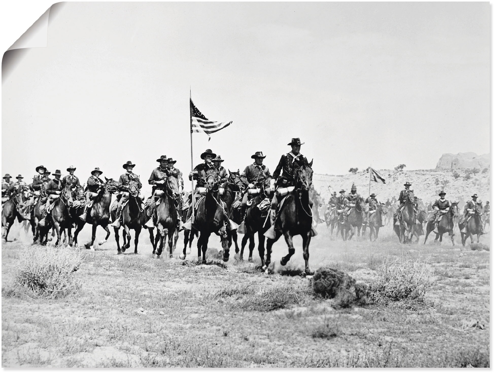 Image of Artland Wandbild »Western«, Film, (1 St.), in vielen Grössen & Produktarten - Alubild / Outdoorbild für den Aussenbereich, Leinwandbild, Poster, Wandaufkleber / Wandtattoo auch für Badezimmer geeignet bei Ackermann Versand Schweiz