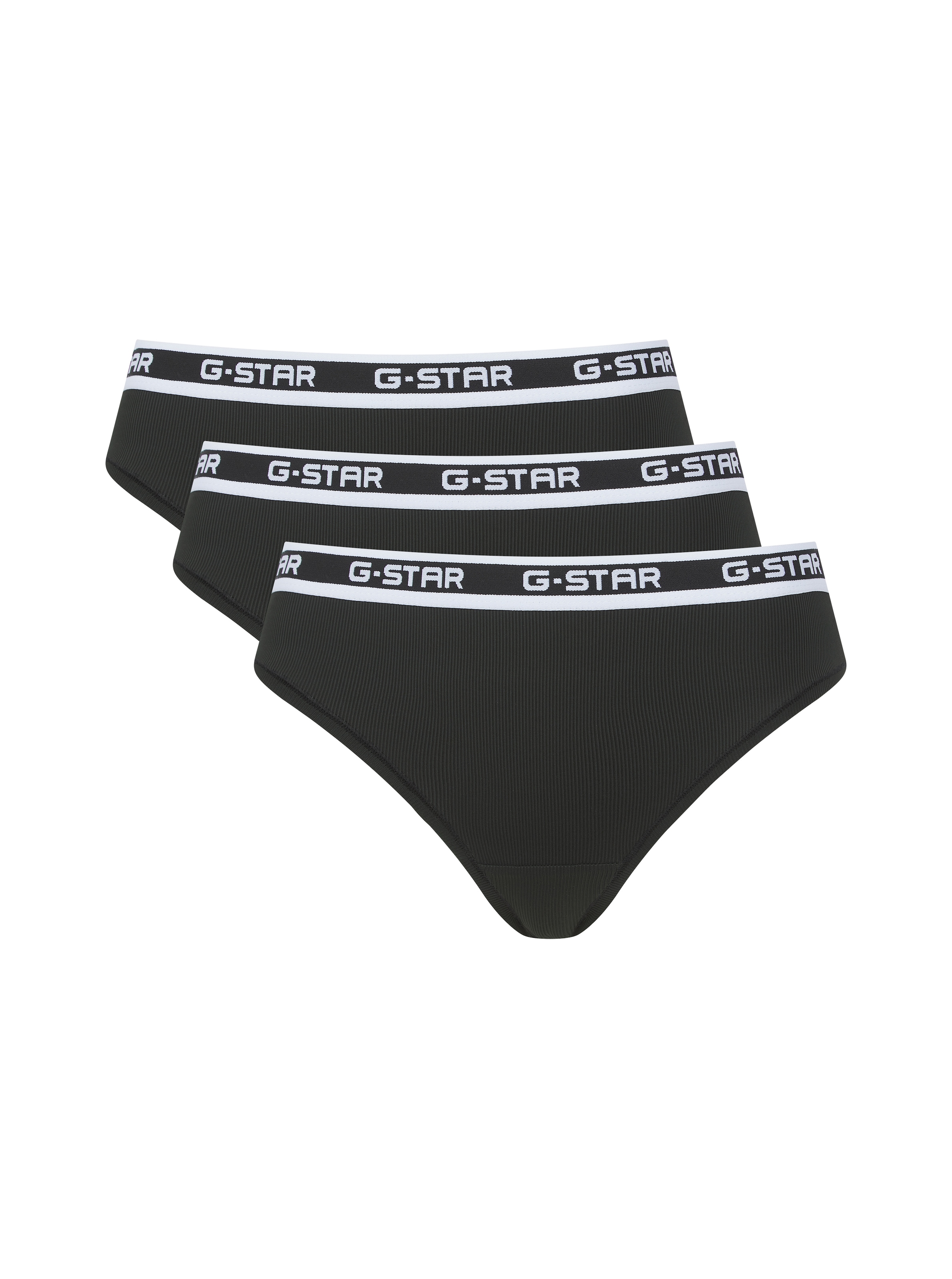 G-STAR Slip brésilien »RHODONITE, 3 PACK BRAZILIAN BRIEFS« Paquet, 3 cuis unifarben, mit Logobund