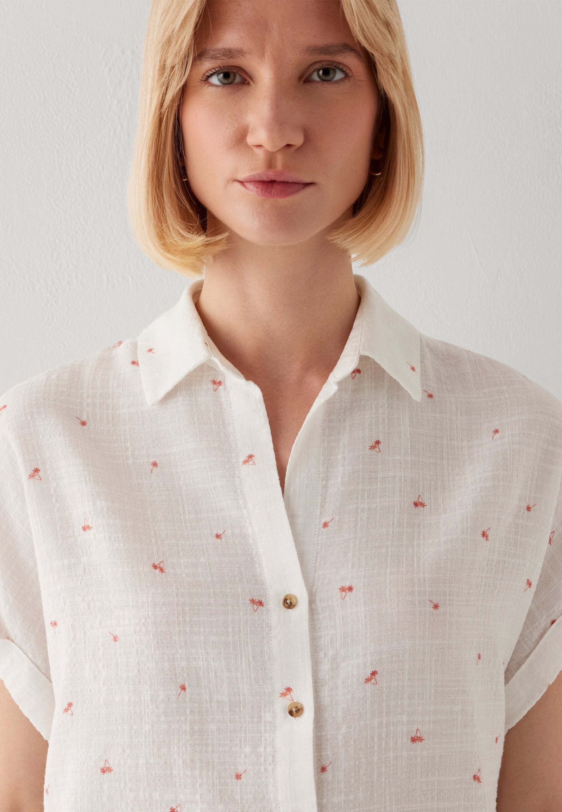 Mavi Blouse à manches courtes »Mavi Kurzarmbluse Short Sleeve Woven«