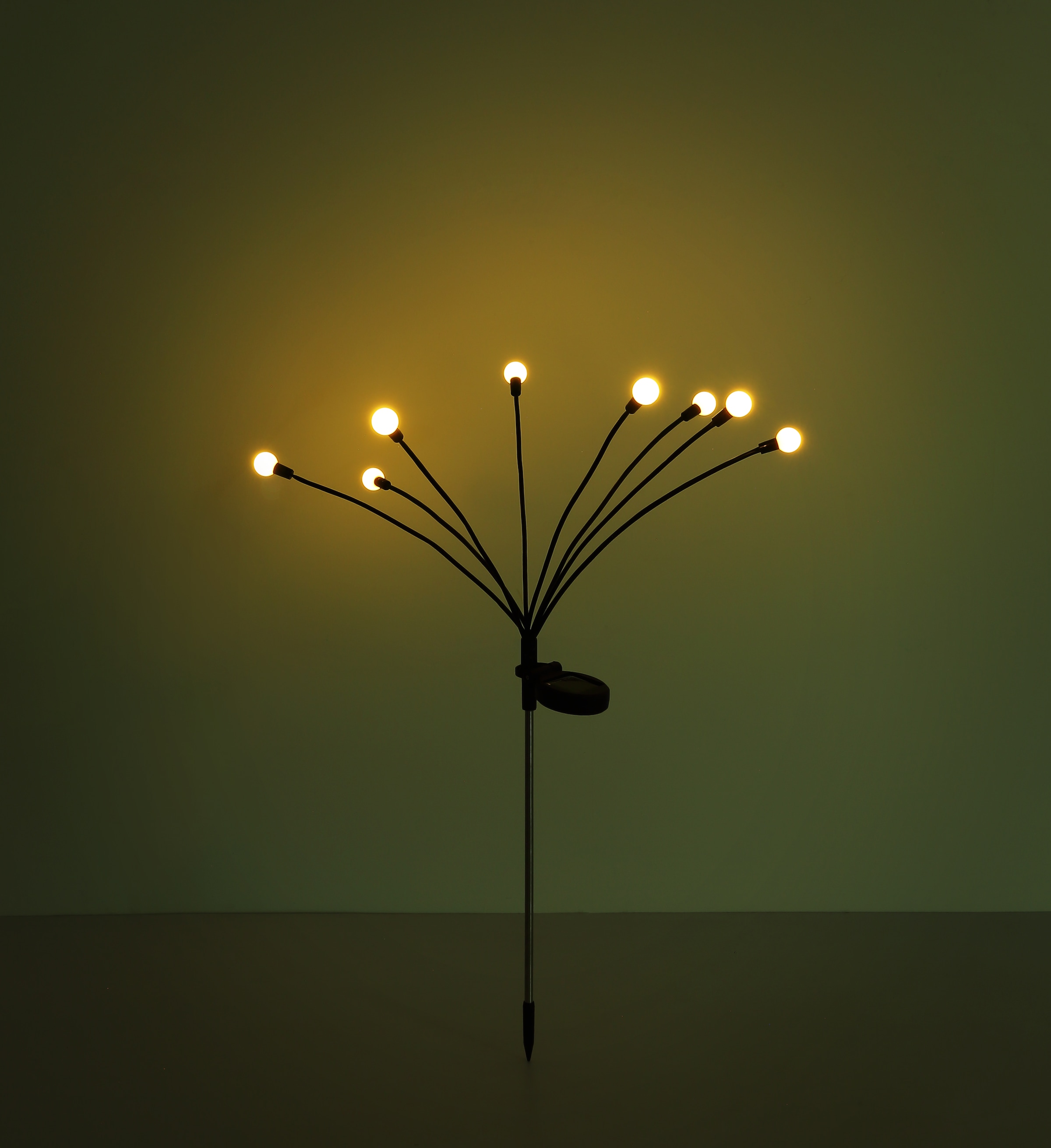 GLOBO LIGHTING Lampe solaire à LED »SOLAR« Module LED 1 cuis blanc chaud lampe solaire pour jardin, bel effet lumineux, avec piquet de terre