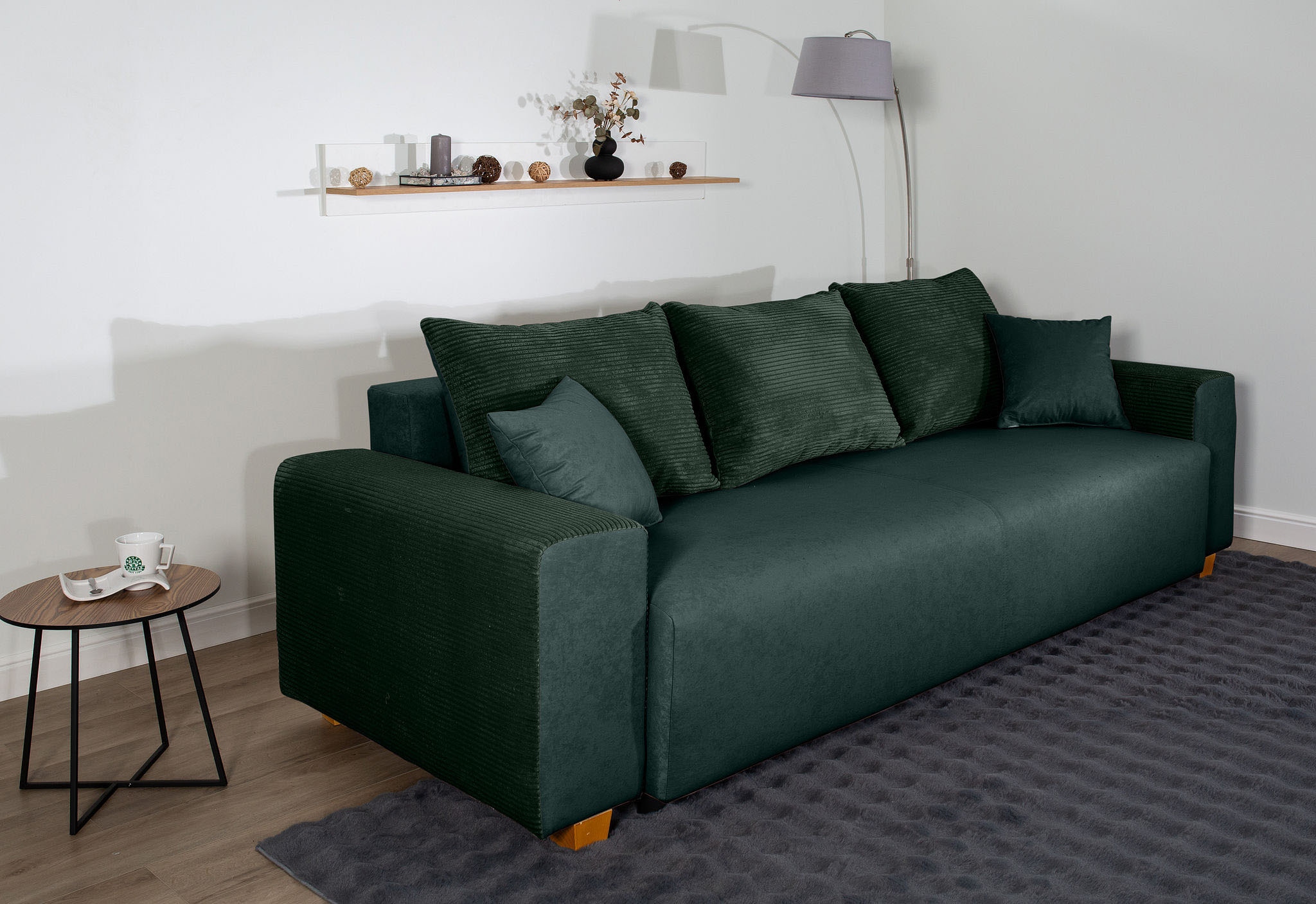 COLLECTION AB Schlafsofa »Yves, Liegefläche (B/T): 142/194 cm«, inkl. Bettfunktion, Bettkasten, Federkern & Zierkissen