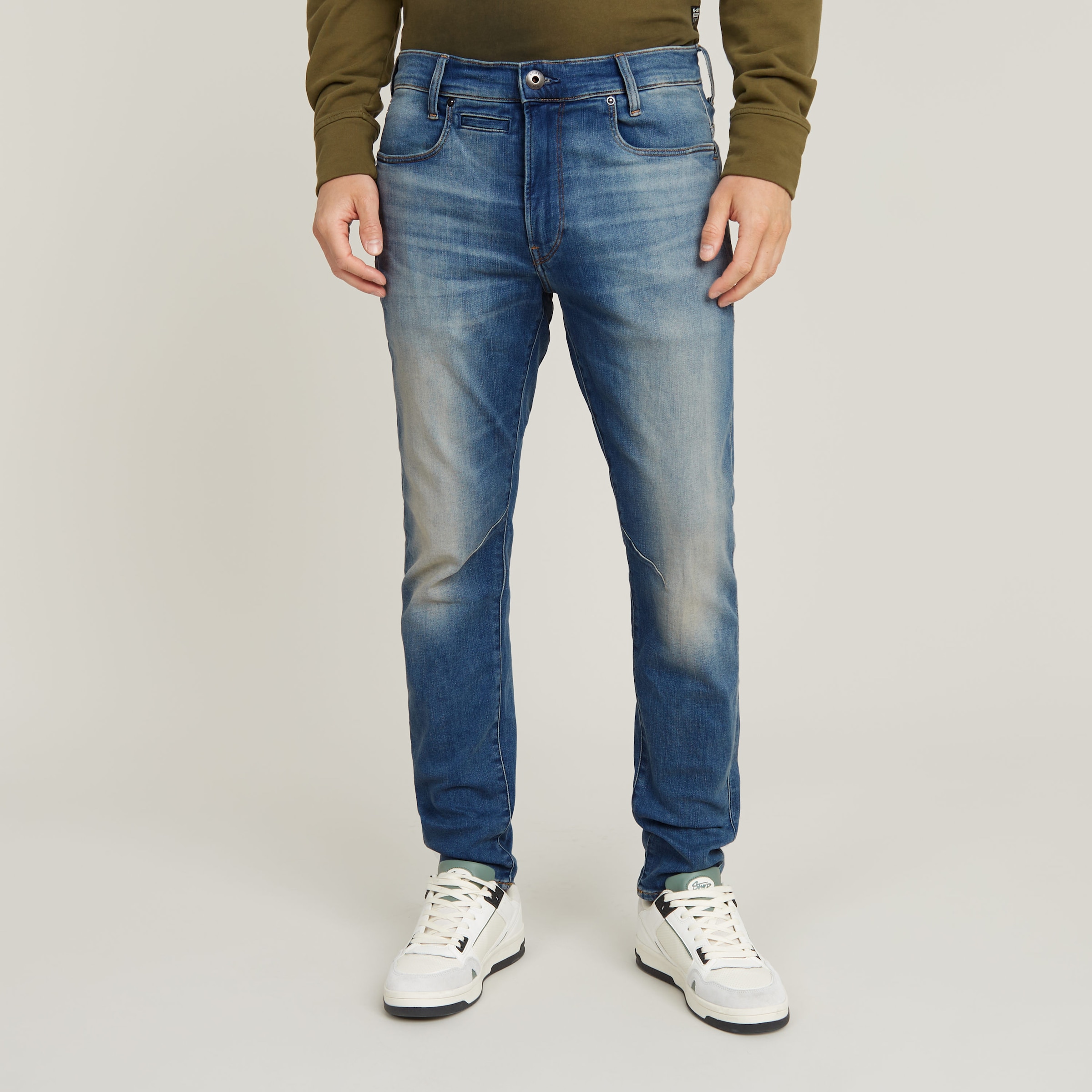 5-Pocket-Jeans »D-Staq 3D Slim«, mit Chinodetails