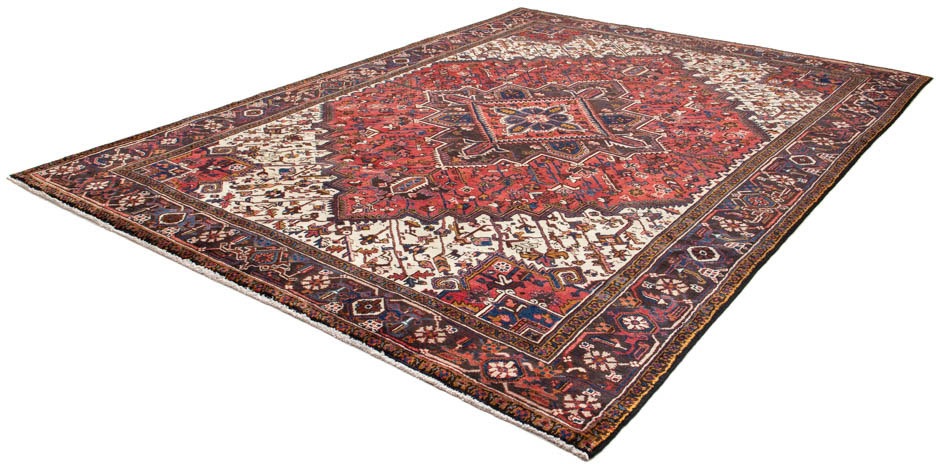 Image of morgenland Orientteppich »Perser - Nomadic - 337 x 240 cm - dunkelrot«, rechteckig, 10 mm Höhe, Wohnzimmer, Handgeknüpft, Einzelstück mit Zertifikat bei Ackermann Versand Schweiz