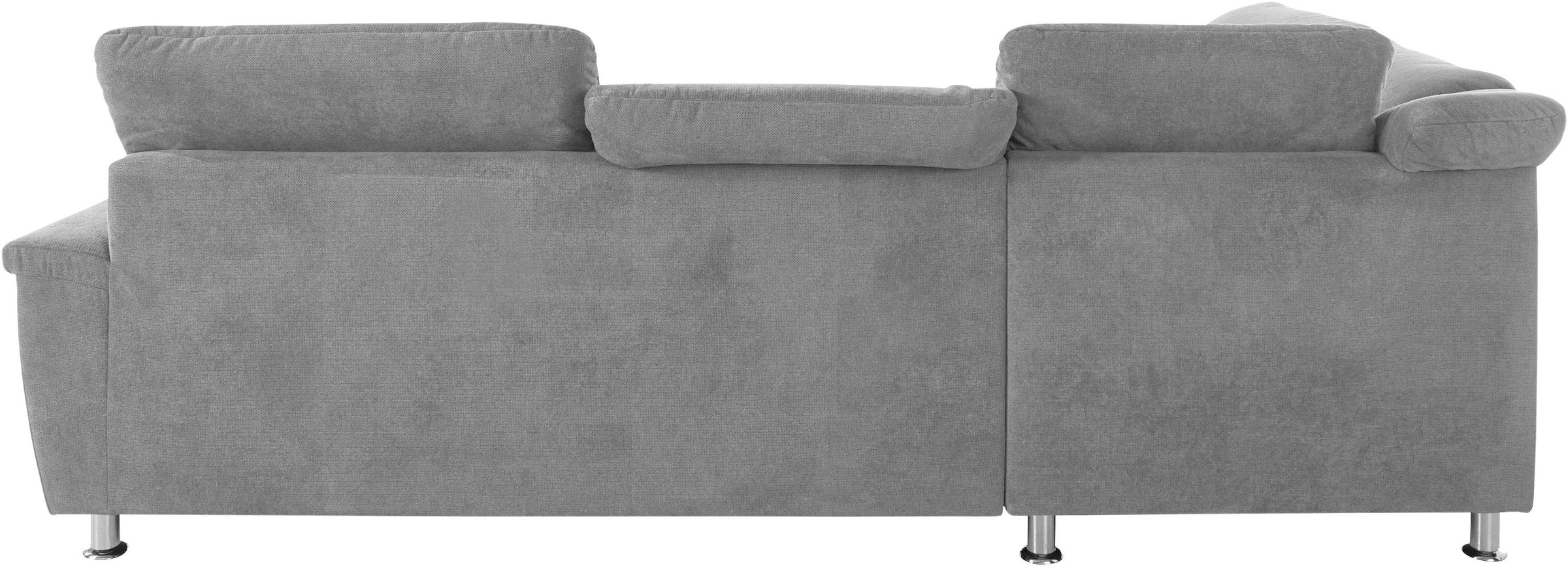 DOMO collection Ecksofa »Franzi L-Form«, wahlweise mit Kopfteilverstellung (dann Breite: 275 cm)