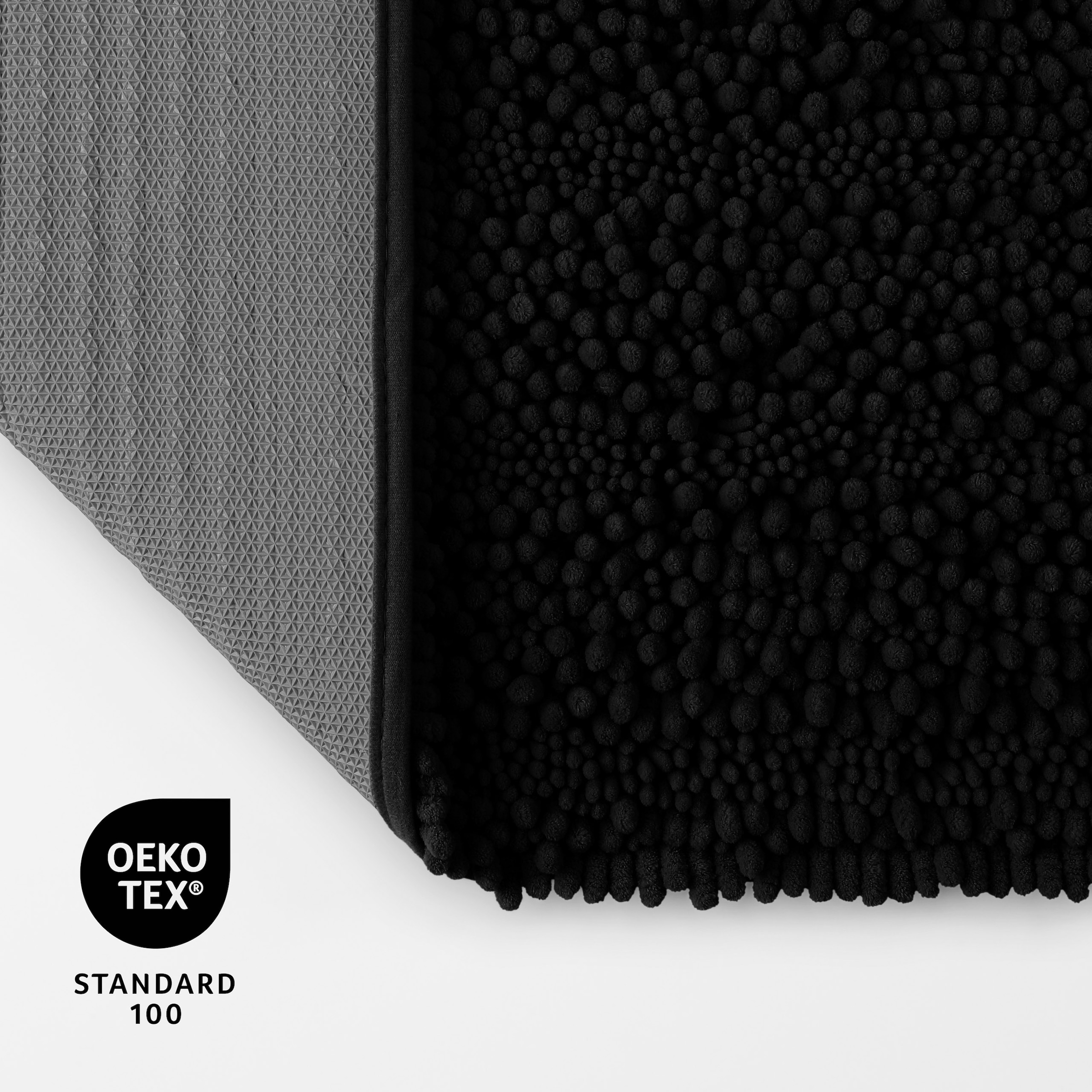 GOODproduct Badematte »Torrni« Höhe 22 mm rutschhemmend beschichtet fussbodenheizungsgeeignet | schnell trocknend Badteppich, getuftet, modern, Uni, antirutsch, flauschig, hochflor