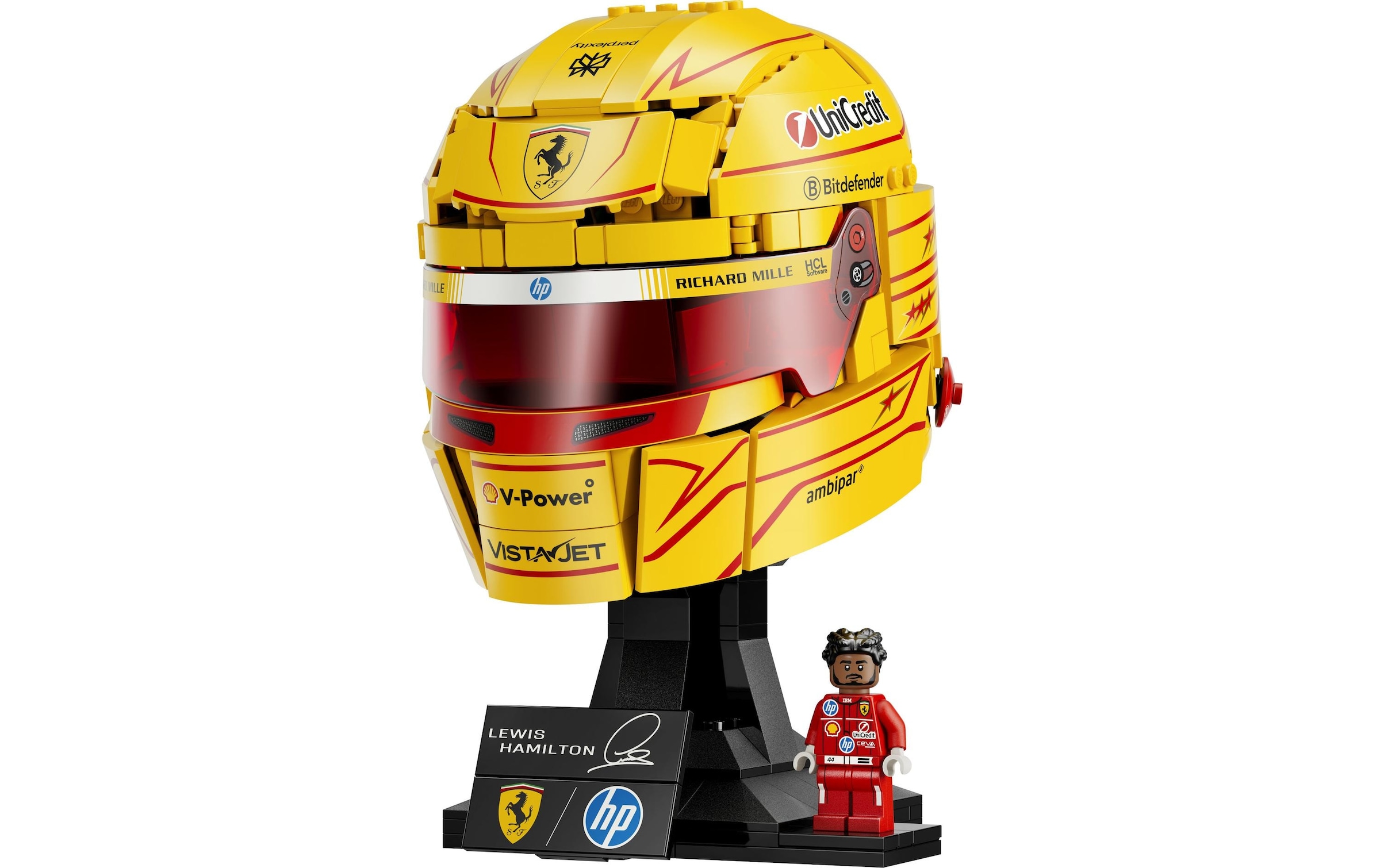 LEGO® Konstruktionsspielsteine »Scuderia Ferrari HP Lewis Hamilton Helm (43022)« LEGO Editions Formula 1