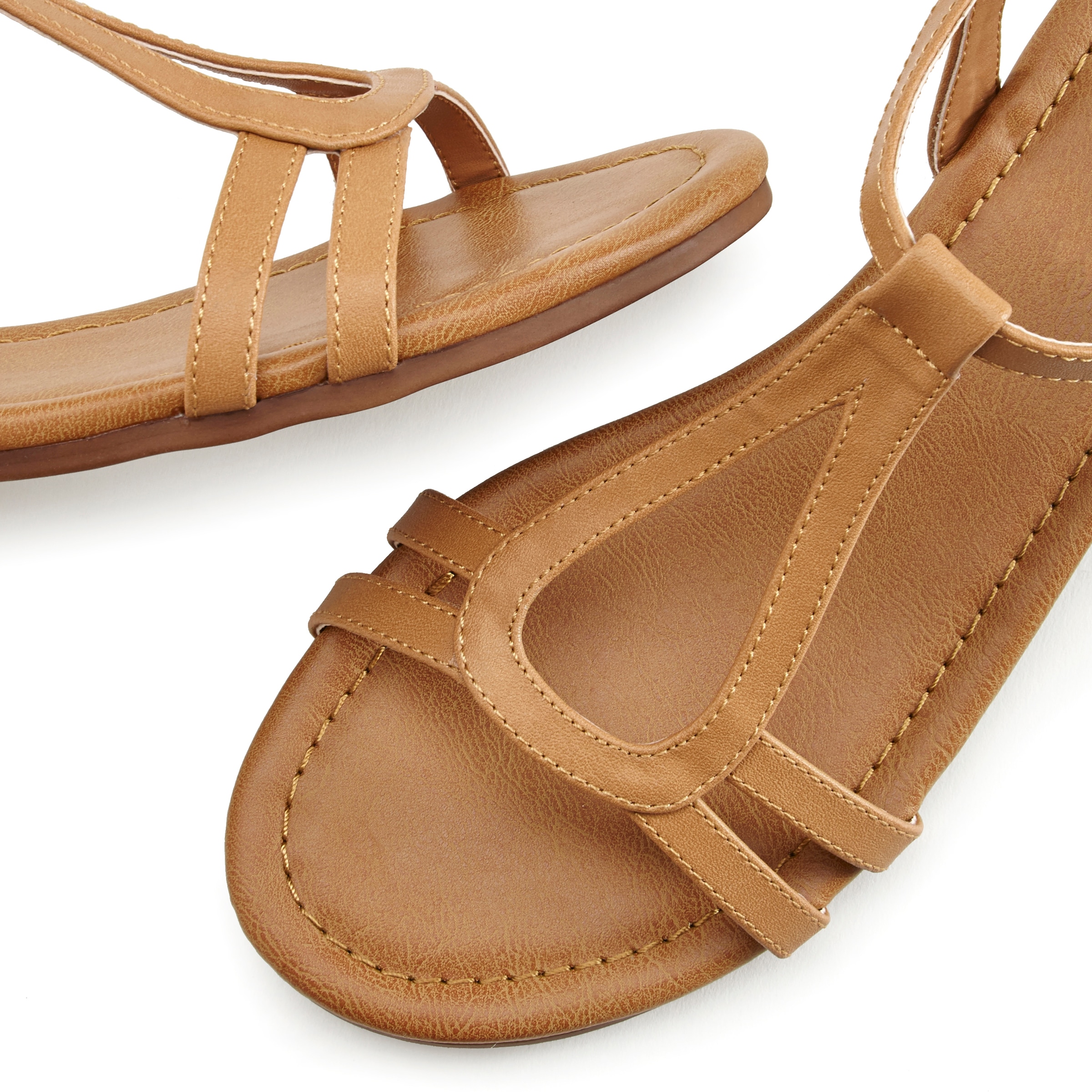 Vivance Sandale »Sommerschuh«, Sandalette, Sommerschuh mit raffinierten Riemchen VEGAN