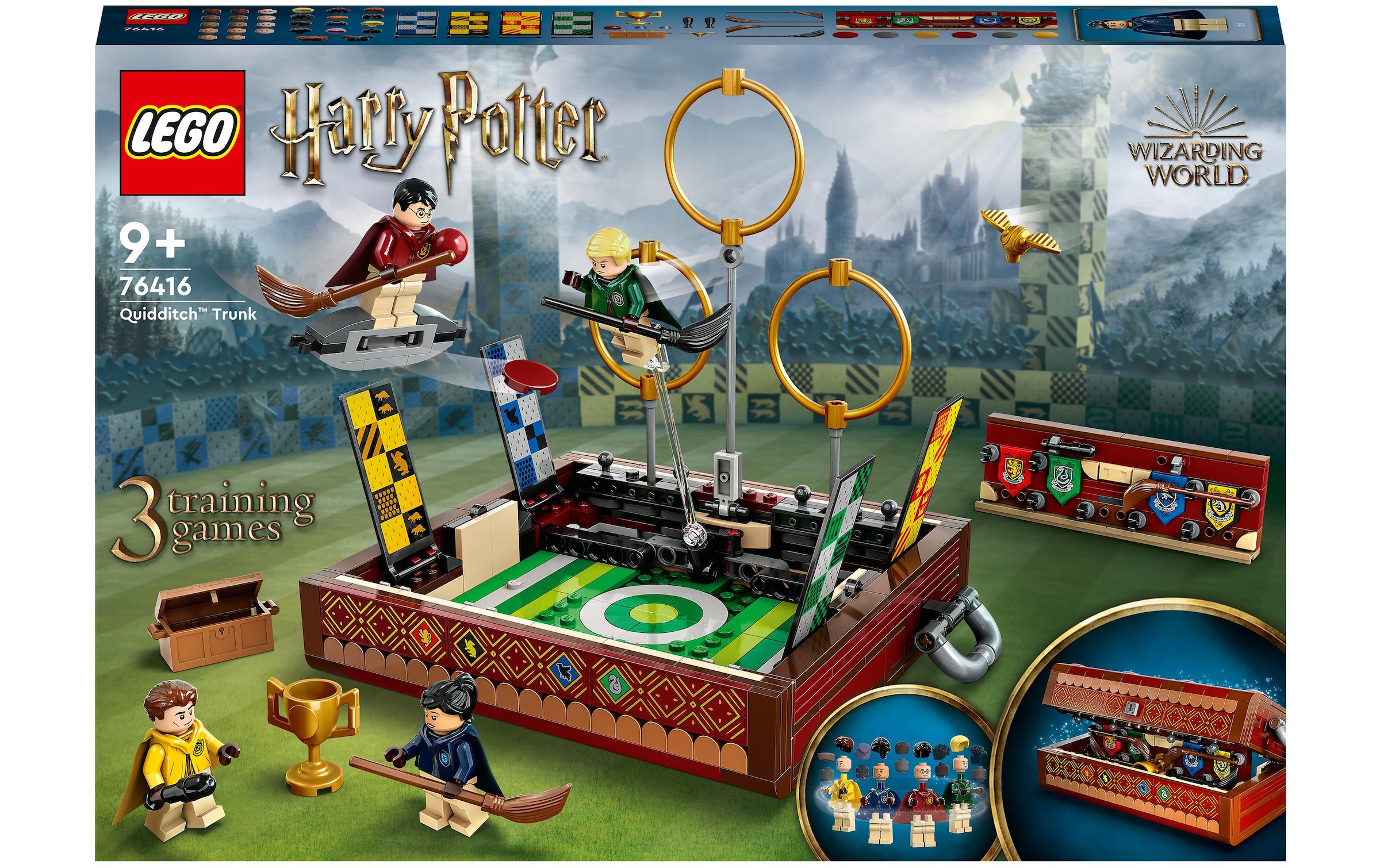 Spielbausteine »Harry Potter Quidditch Koffer«, (599 St.)