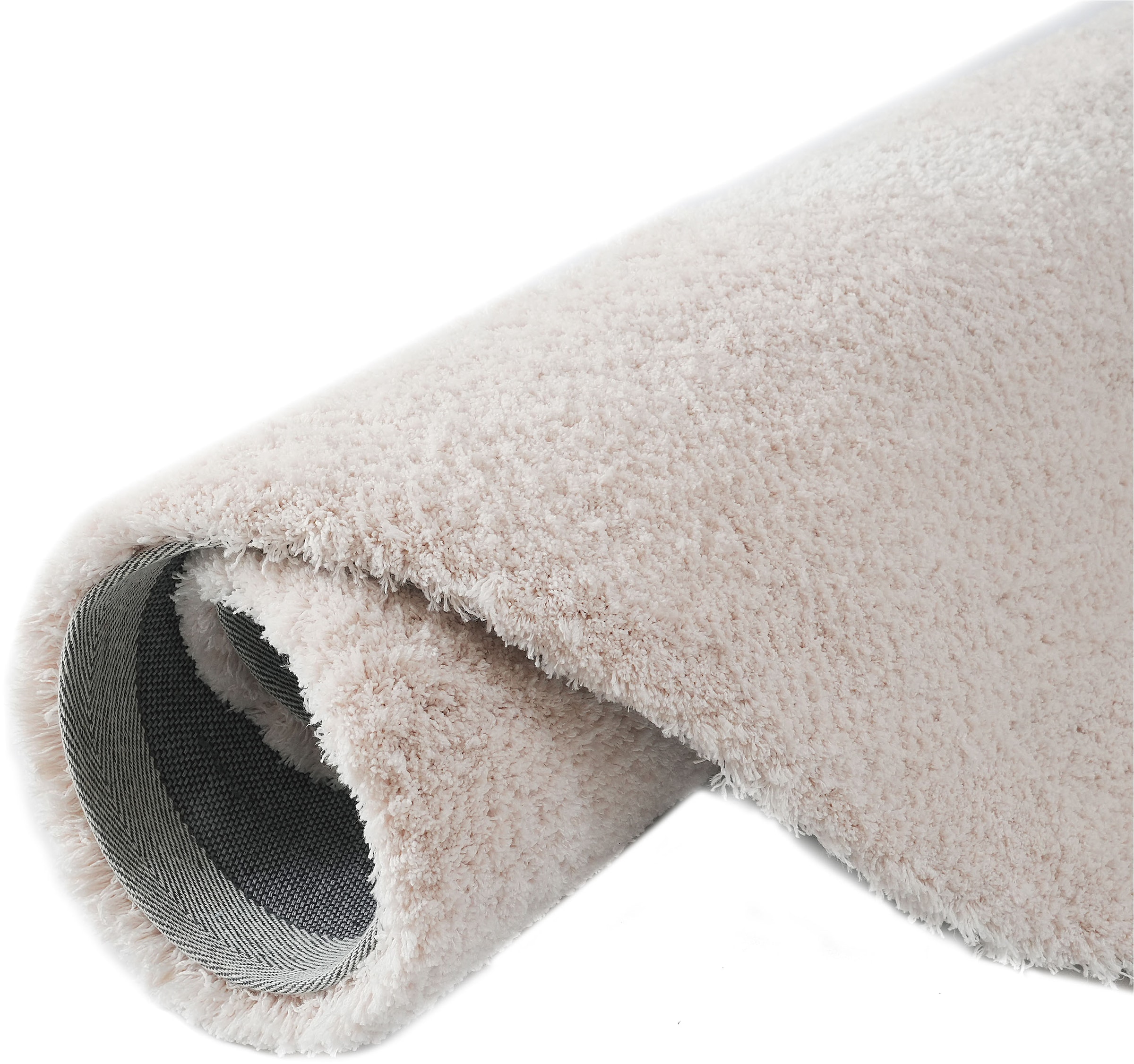 my home Hochflor-Teppich »Microfaser Teppich Magong, besonders weich, sehr feiner Flor« rund 25 mm Höhe unifarben, weiche Teppiche, Wohnzimmer, Schlafzimmer, Kinderzimmer