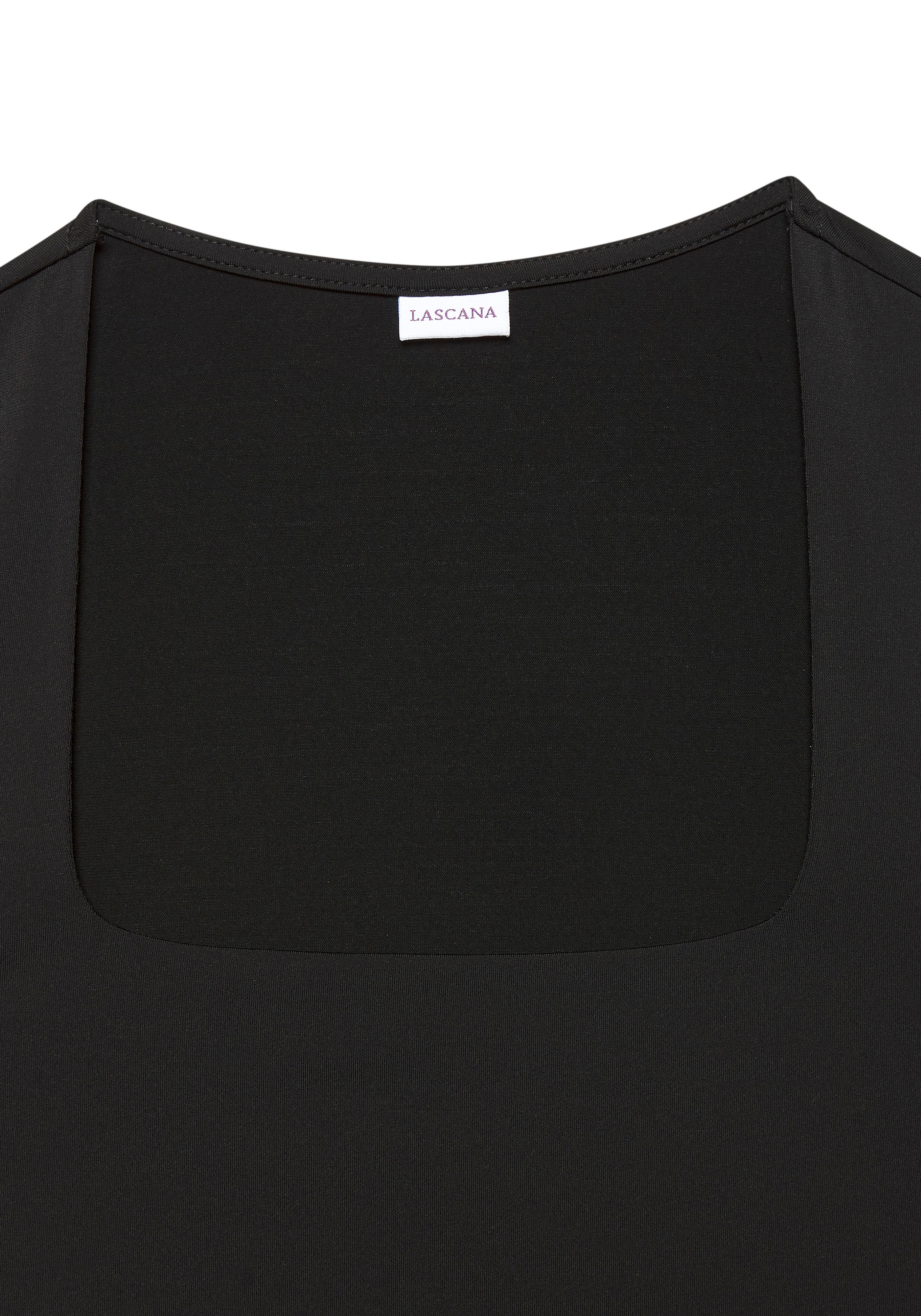 LASCANA Tanktop, aus bügelfreiem Material, elegantes Basic-Top mit breiten Trägern