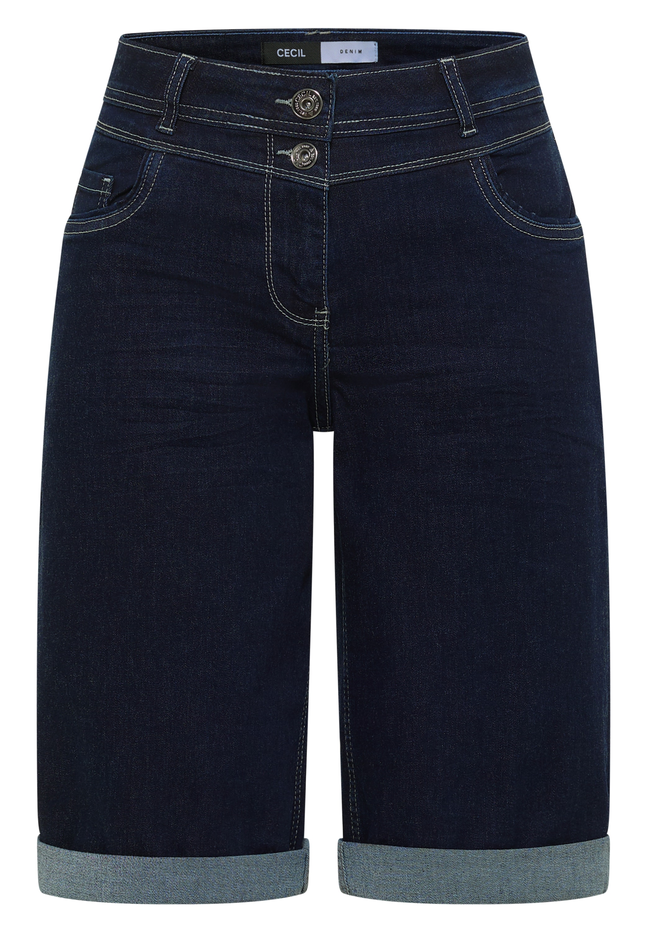 Cecil Bermudas »Style Neele«  Jeansshorts im Rinsed-Look