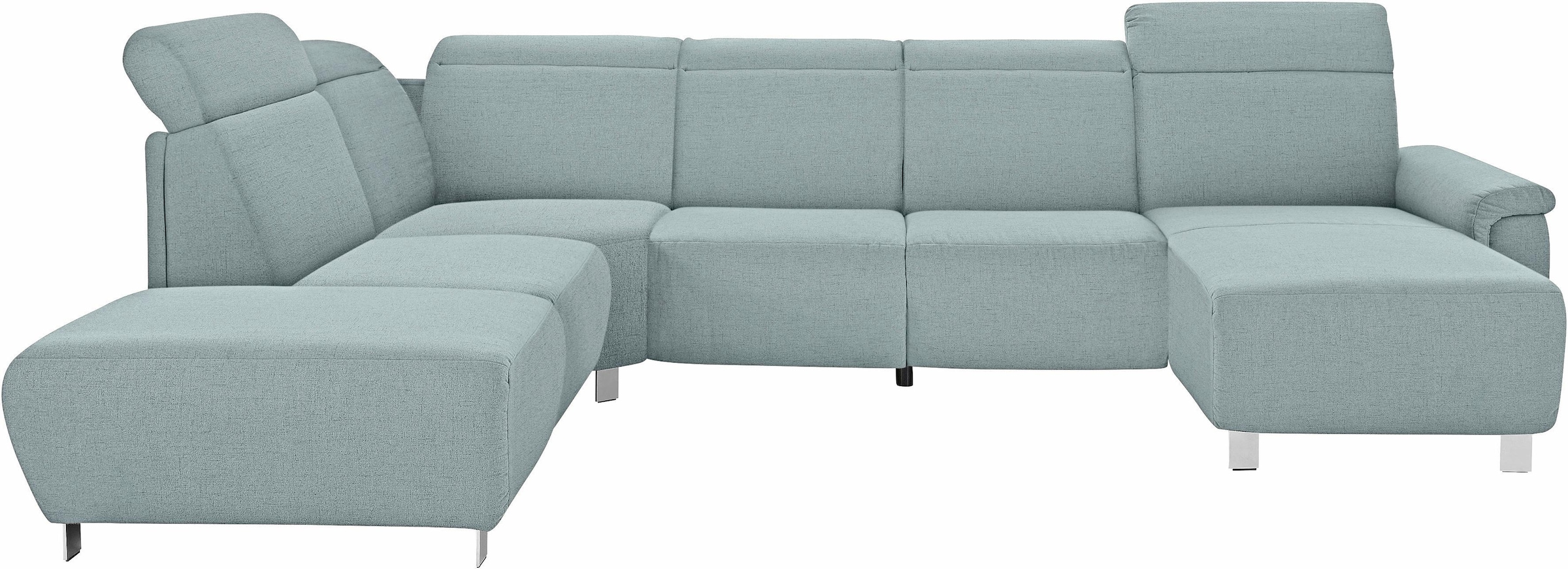 sit&more Wohnlandschaft »Township U-Form« wahlweise mit elektrischer Wallfree-Funktion