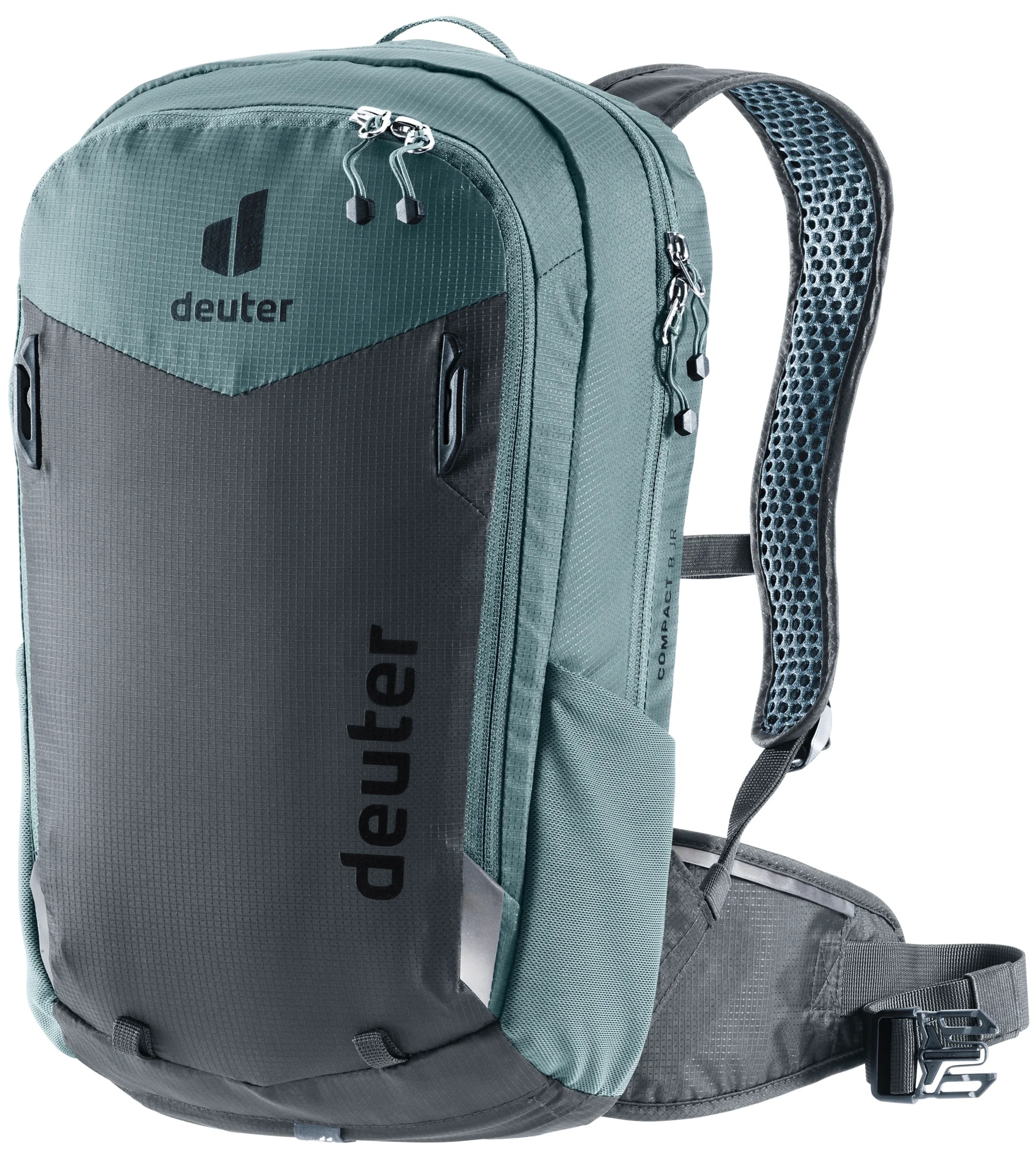 Image of deuter Fahrradrucksack "COMPACT 8 L JR" für sportlichen Einsatz im Radsport, mit praktischer Helmhalterung