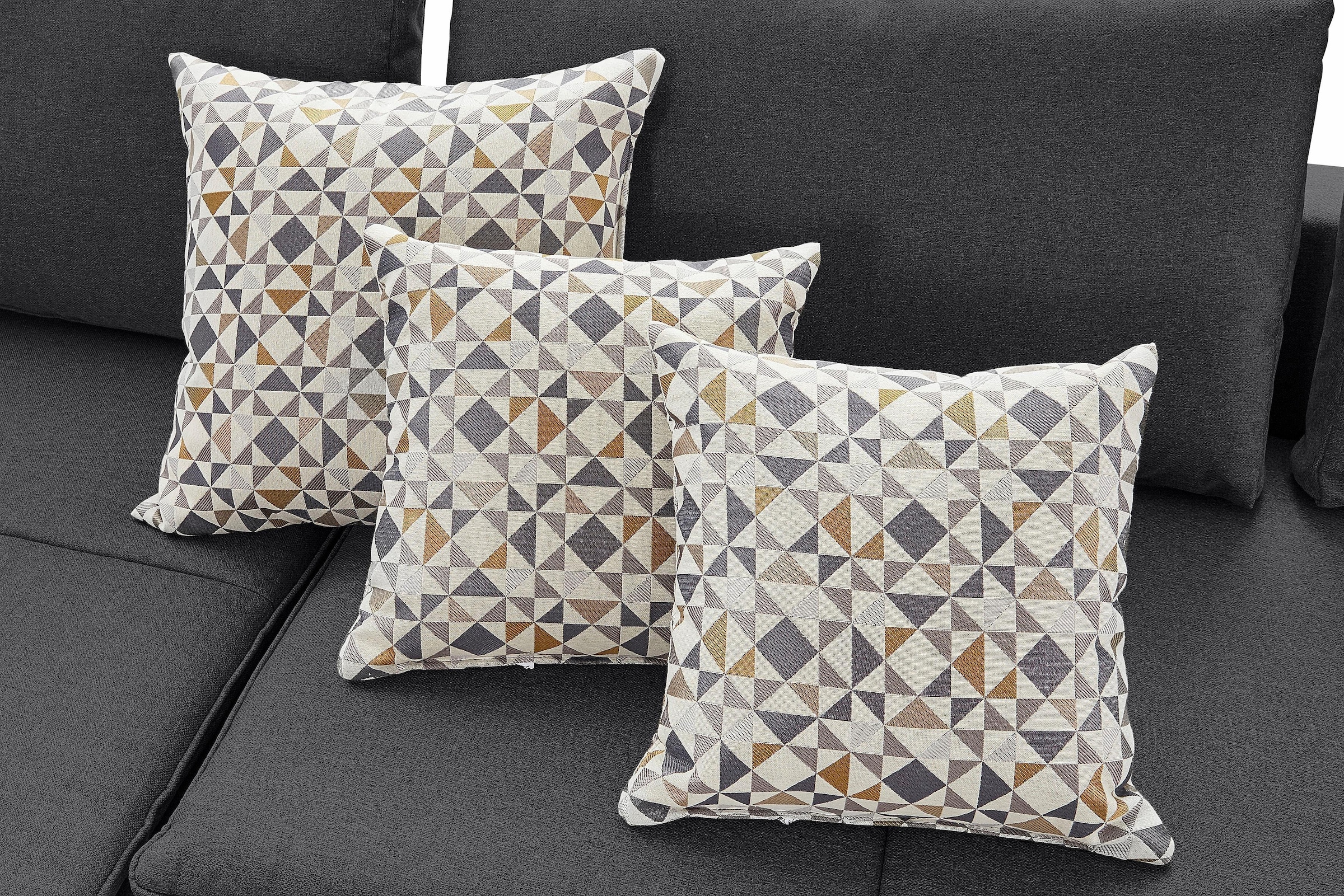 Home affaire Ecksofa »Night & Day L-Form, B: 324 cm, Dauer-Schlaffunktion und Armlehne« Bettfunktion & Bettkasten, Boxspringbett 180x200 cm