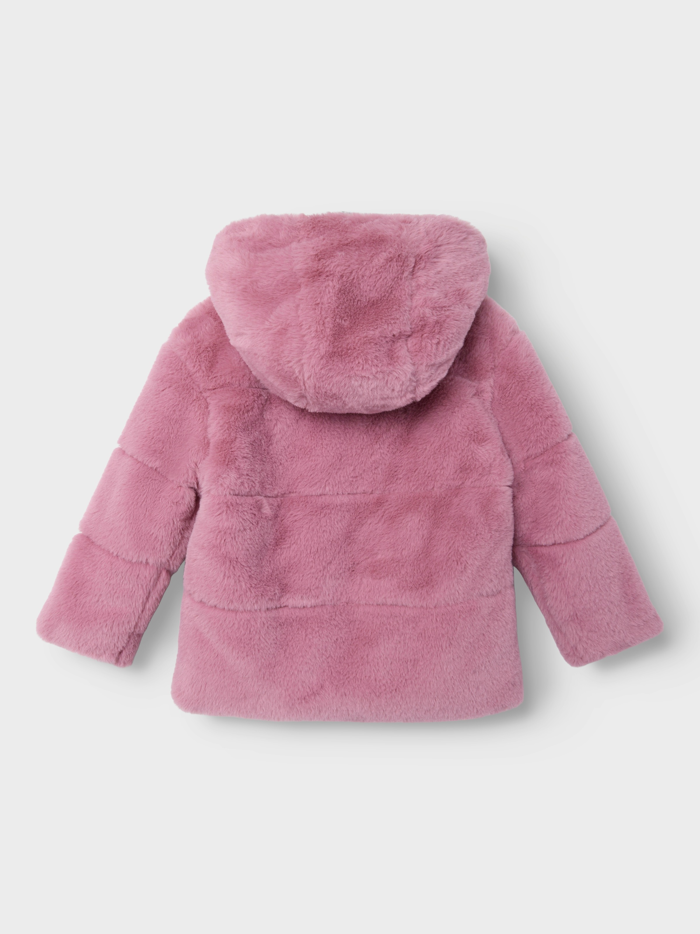 Name It Fellimitatjacke »NMFMILA FAUX FUR JACKET W HOOD PB«, mit Kapuze