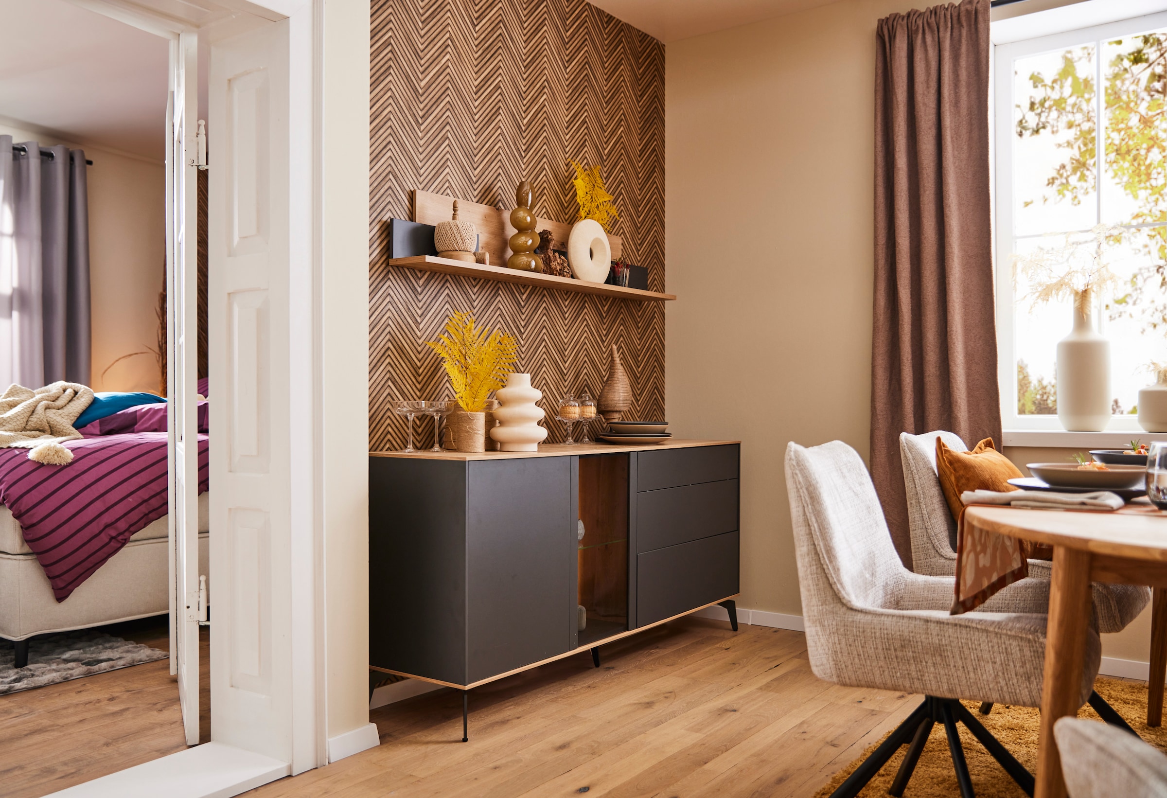 Mäusbacher Tableau mural »Faro« Faro Wandboard , Breite 150 cm, modernes Wandregal