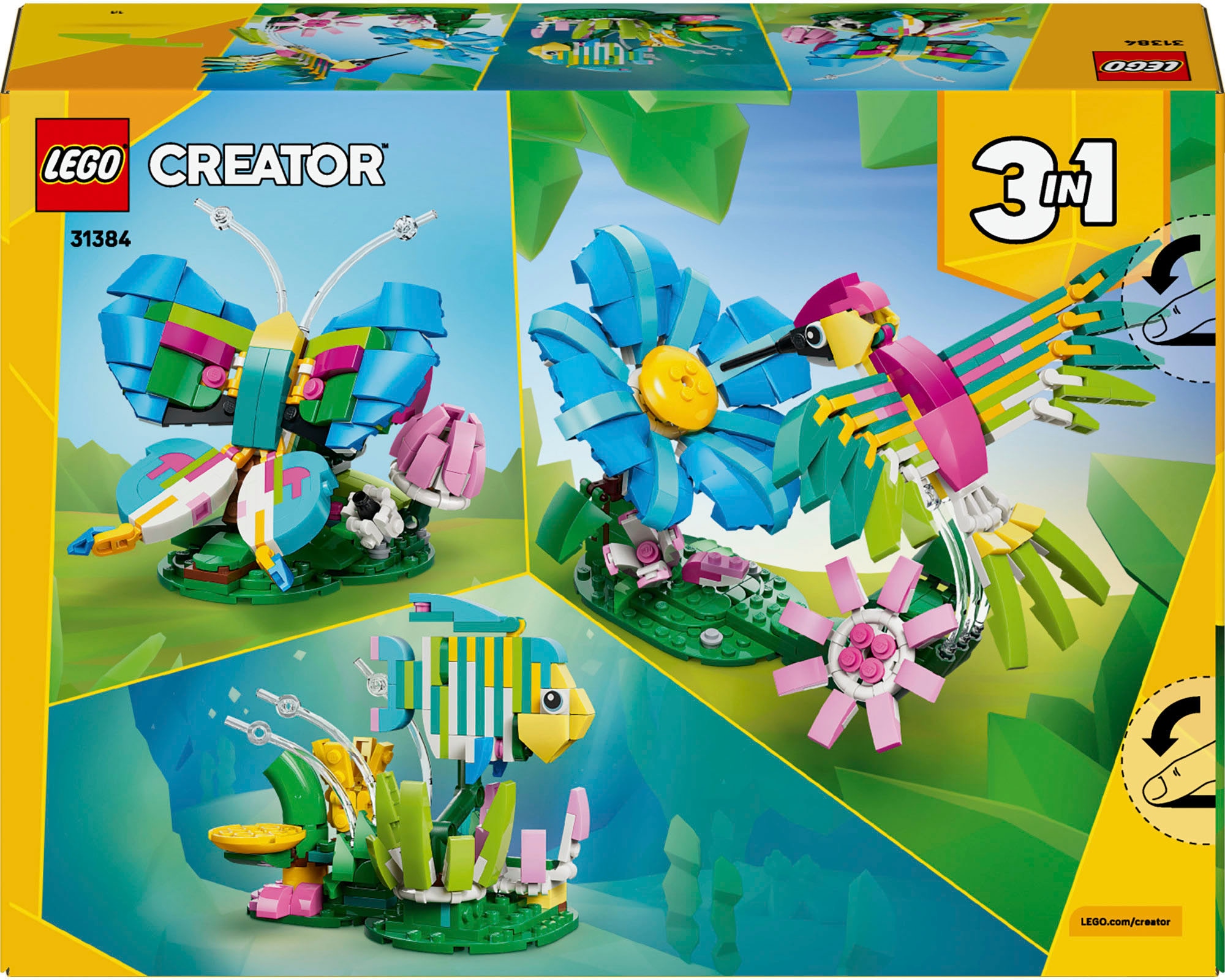 LEGO® Pions de construction »Wilde Tiere: Bunter Kolibri (31384), LEGO Creator« Made in Europe