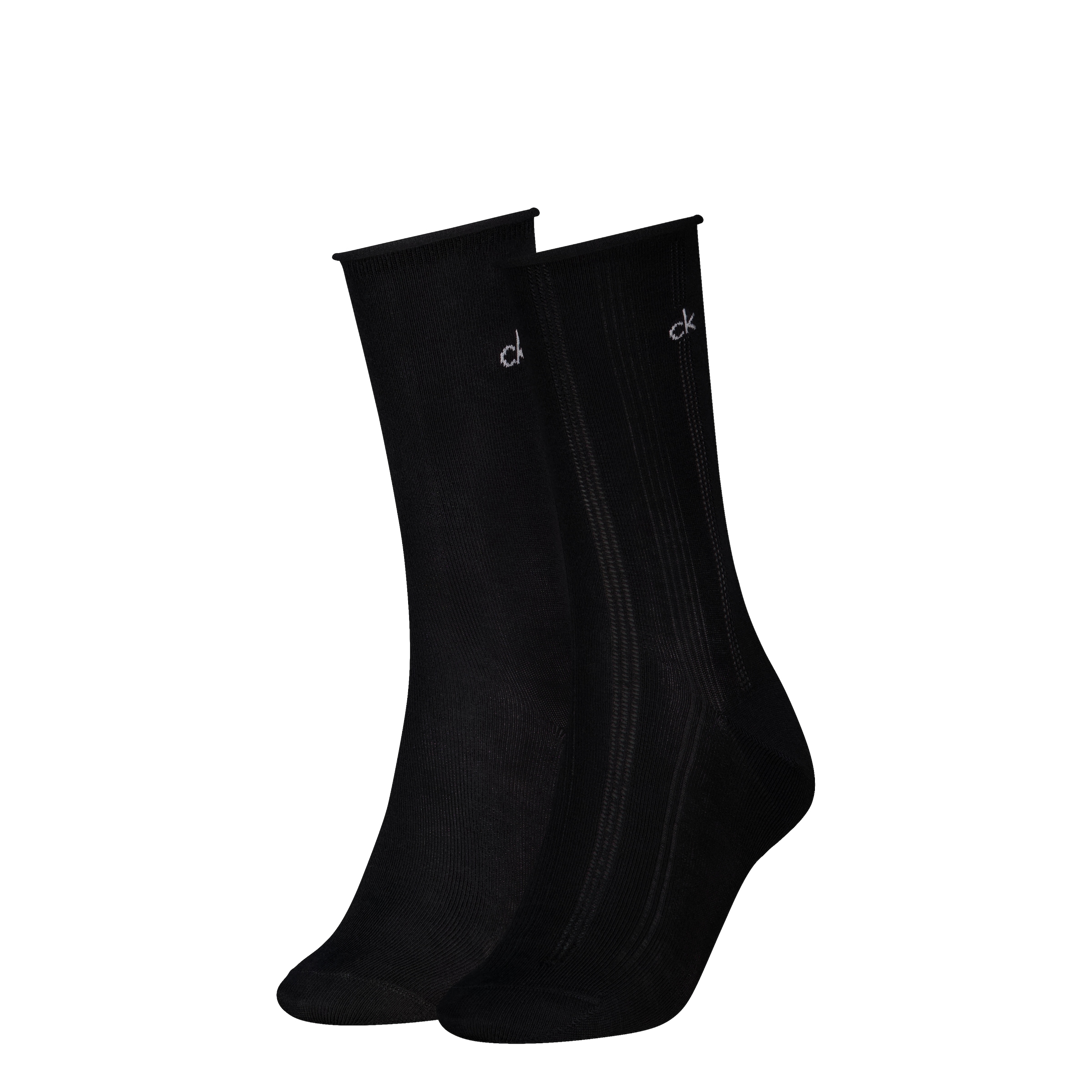 Image of Calvin Klein Socken "CK WOMEN SOCK PELERINE" 2 Paar, mit kleinem Rollbund, elastisch, Cotton-Mix