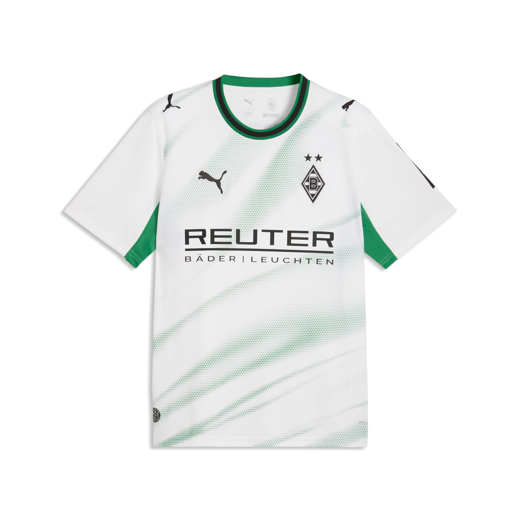 PUMA Fussballtrikot »BMG HOME JERSEY REPLICA« für Erwachsene, mit Rundhalsausschnitt, atmungsaktiv