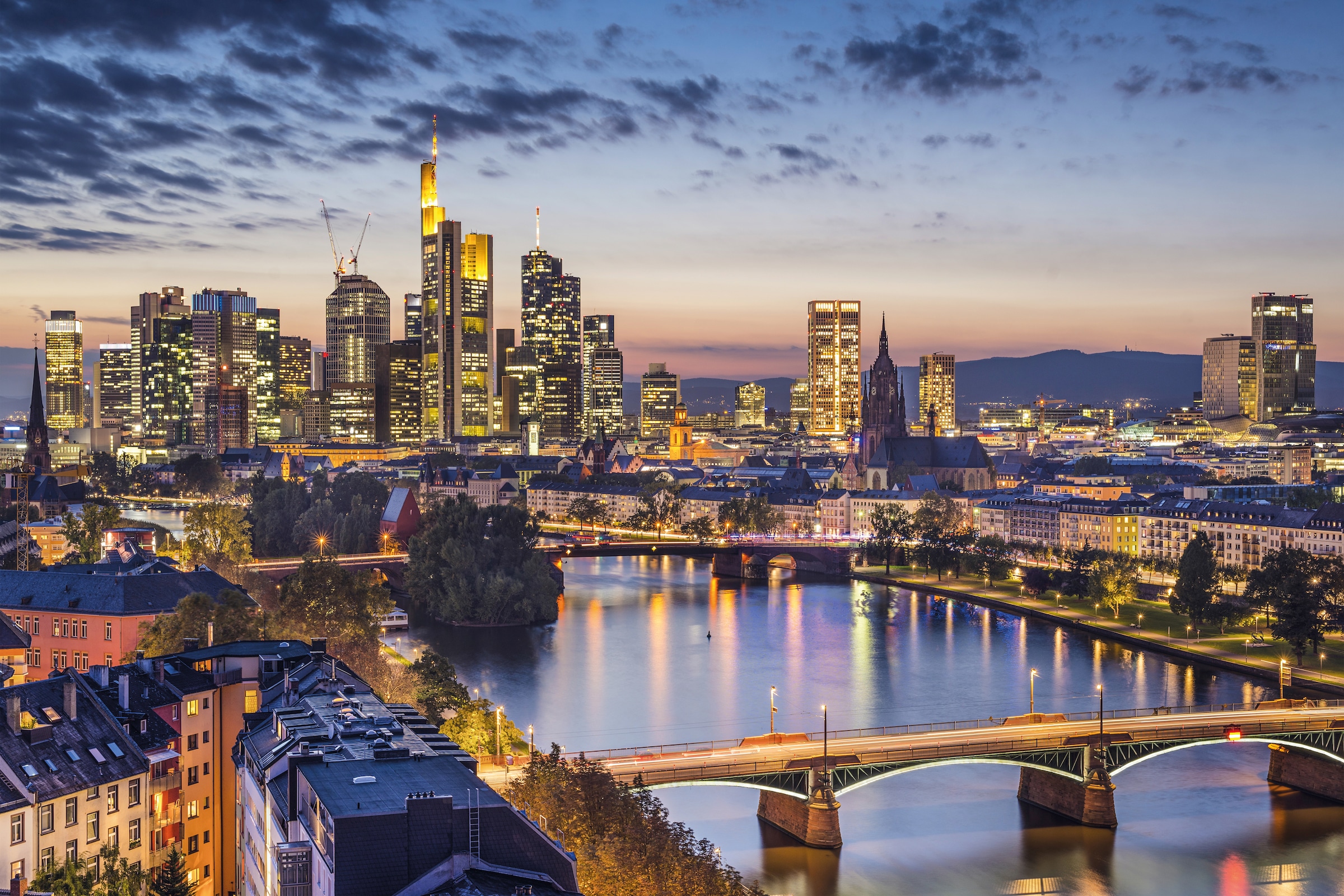 Image of Papermoon Fototapete "Frankfurt am Main" glatt