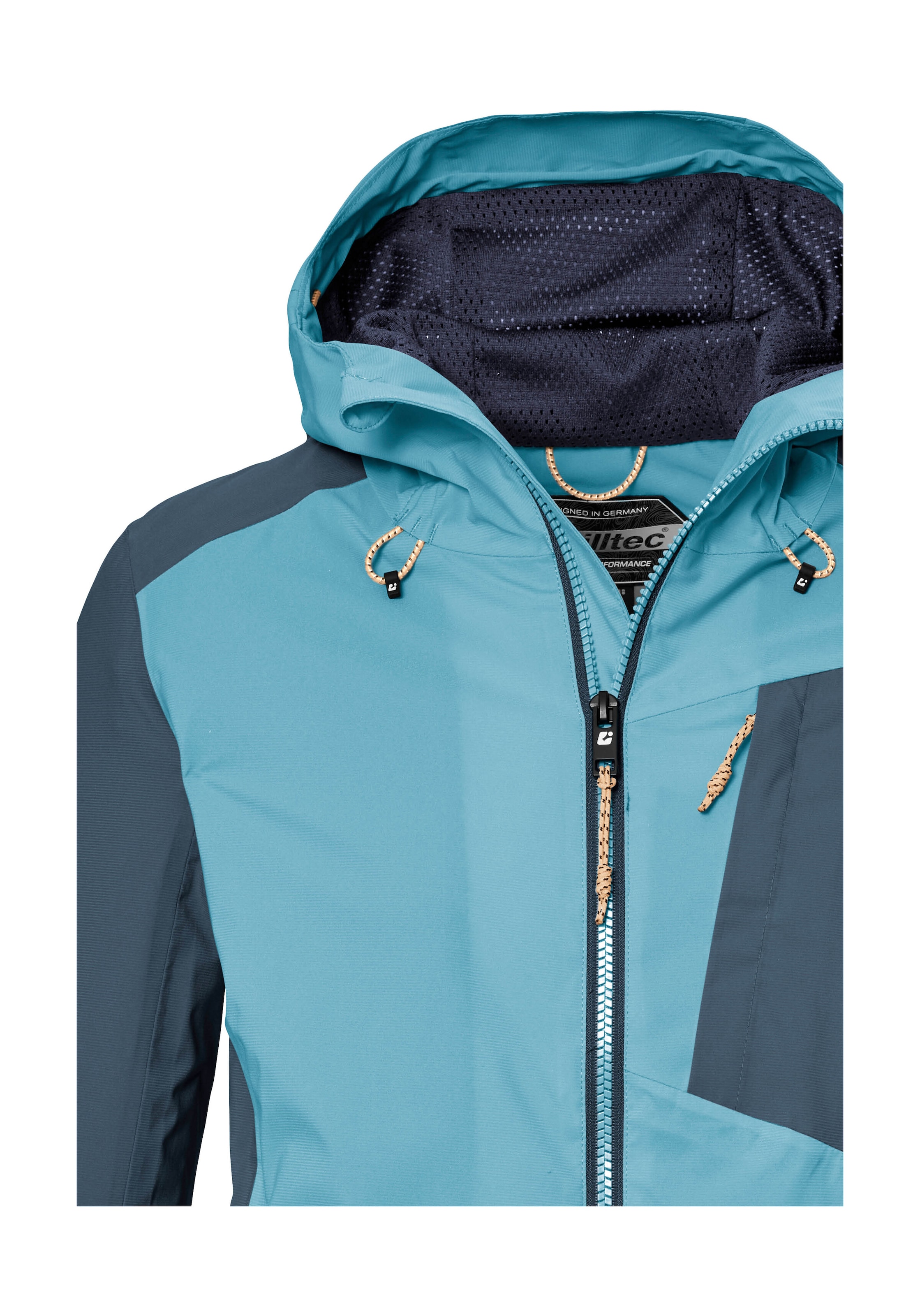 Killtec Outdoorjacke »KOS 83 WMN JCKT«, Damenjacke: Colourblock, wasserdicht, atmungsaktiv