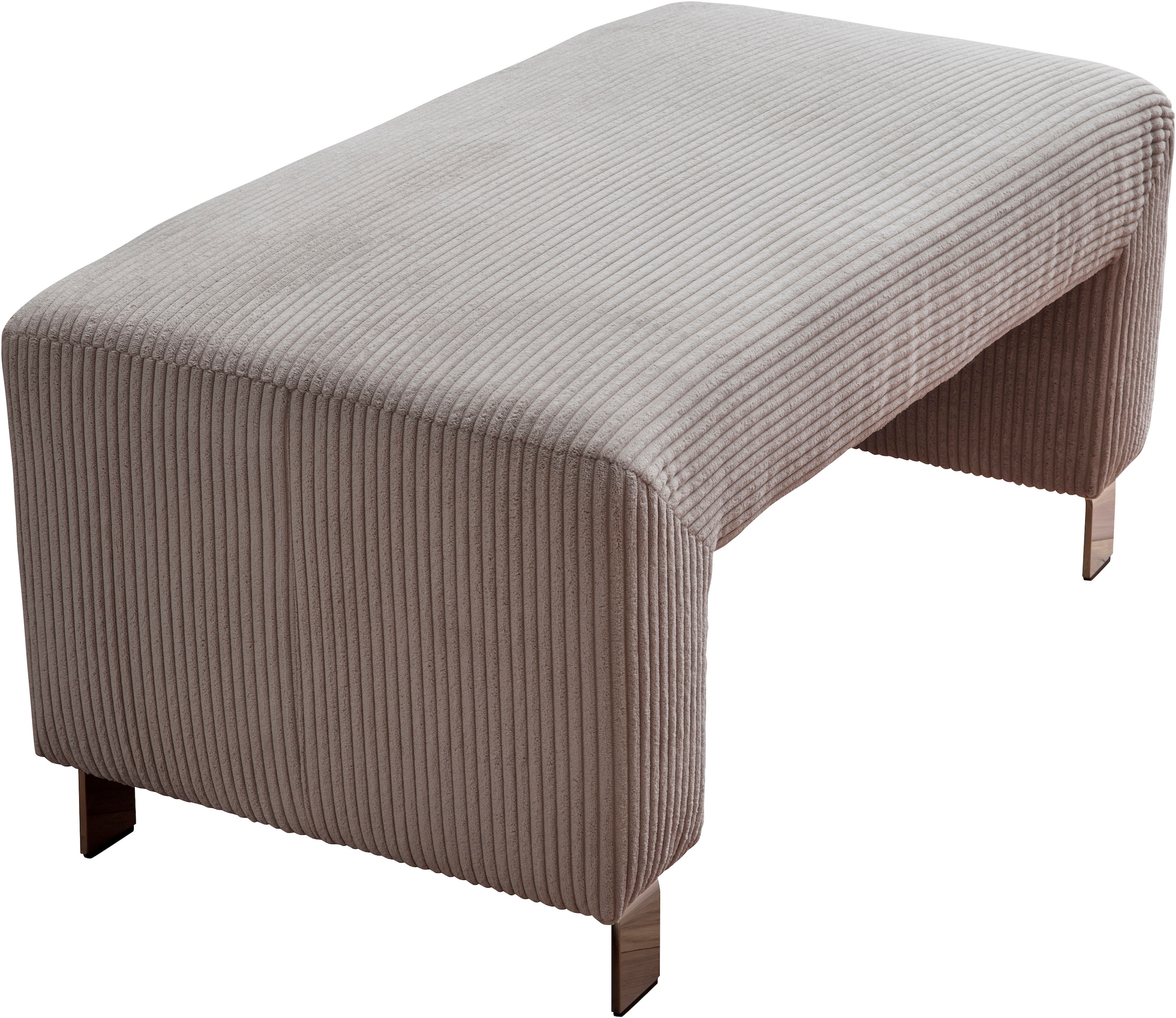 exxpo - sofa fashion Tabouret rembourré »Intenso, Hocker, modern, wahlweise in Leder oder Textil« hohe Bodenfreiheit, frei im Raum stellbar, hoher Sitzkomfort
