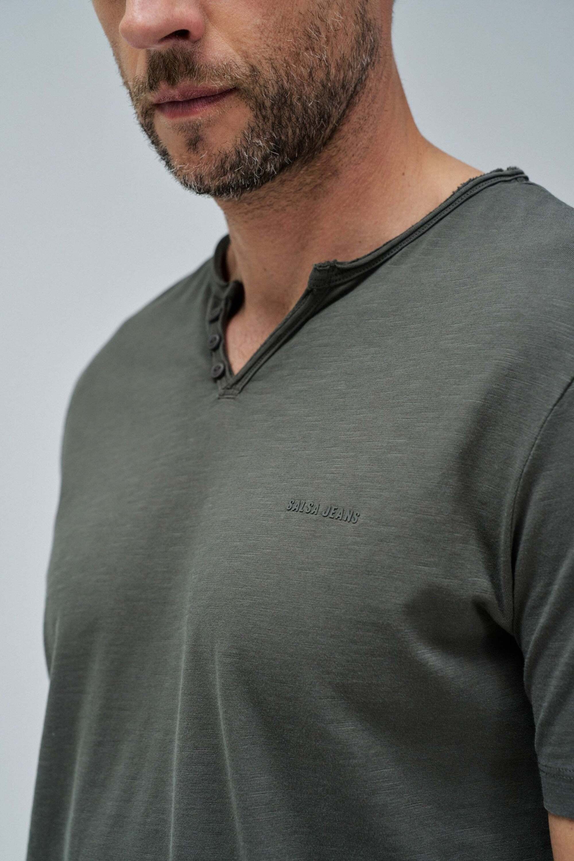Salsa T-Shirt »Salsa Jeans T-Shirt V-Neck Basic«
