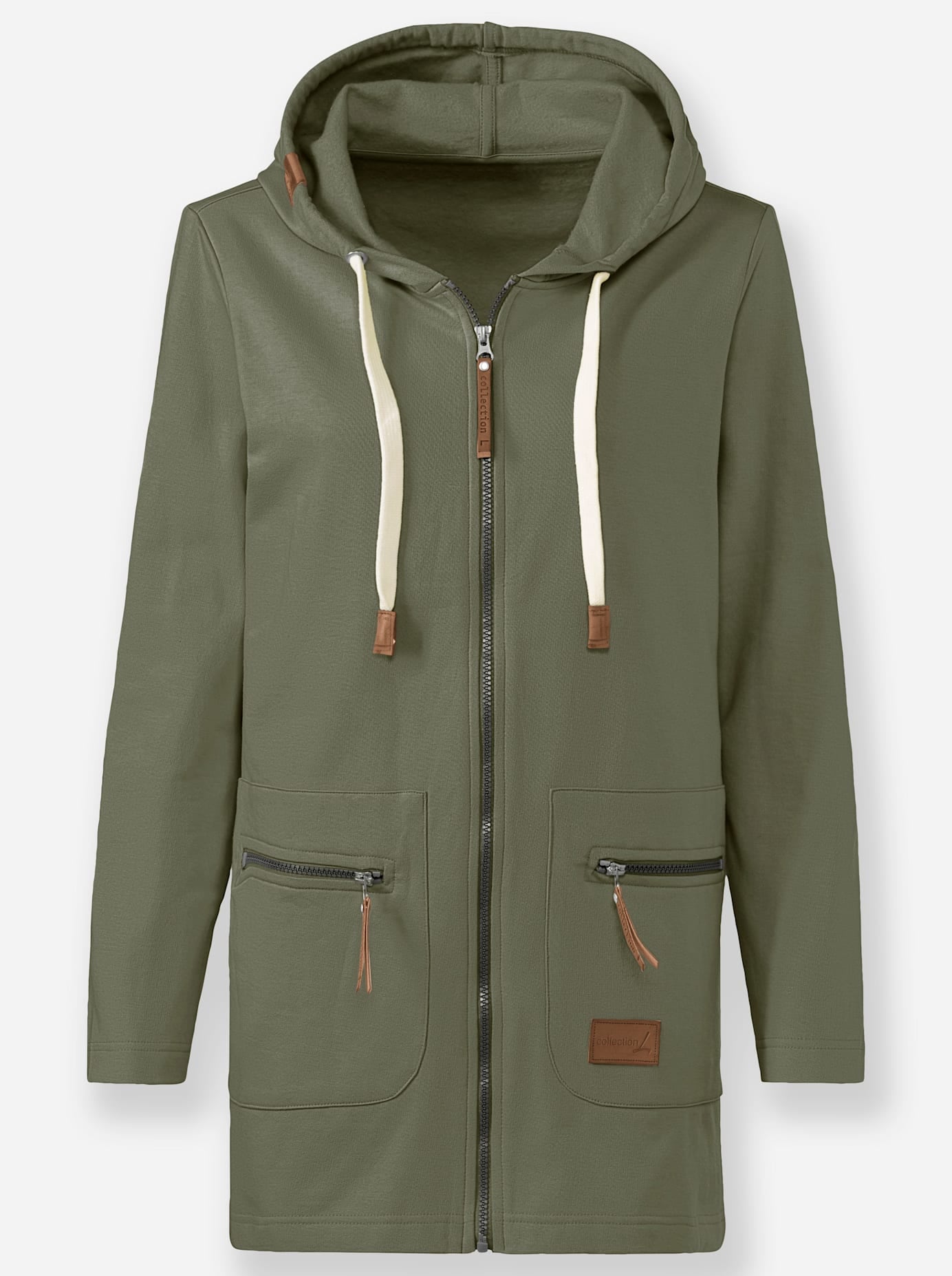 Casual Looks Shirtjacke »Sweatjacke«, (1 tlg.)