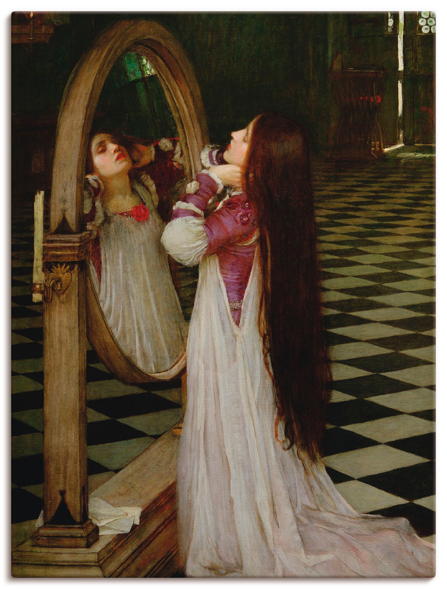 Image of Artland Wandbild »Mariana«, Frau, (1 St.), in vielen Grössen & Produktarten -Leinwandbild, Poster, Wandaufkleber / Wandtattoo auch für Badezimmer geeignet bei Ackermann Versand Schweiz