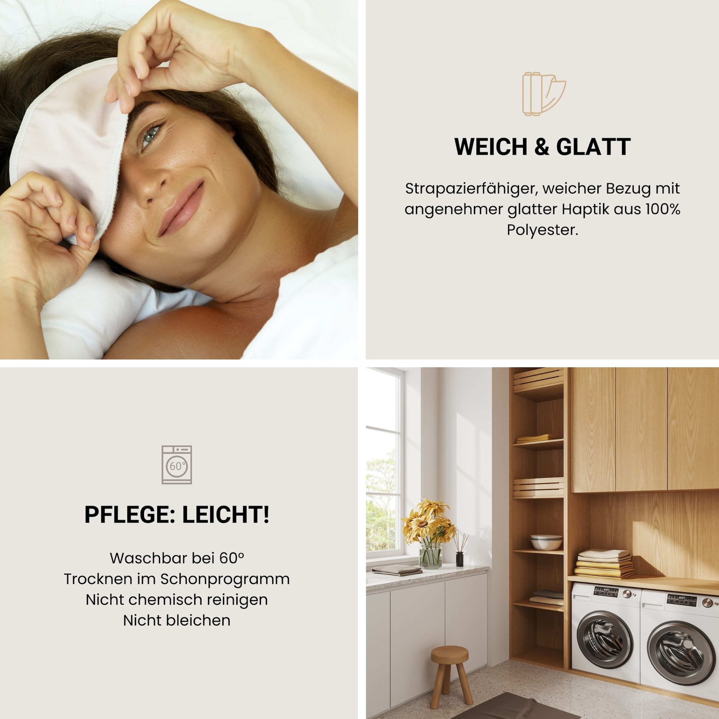 Schiesser Couette microfibre »Feels like Down« normal 1 cuis tlg. fibres creuses siliconées ultra légères