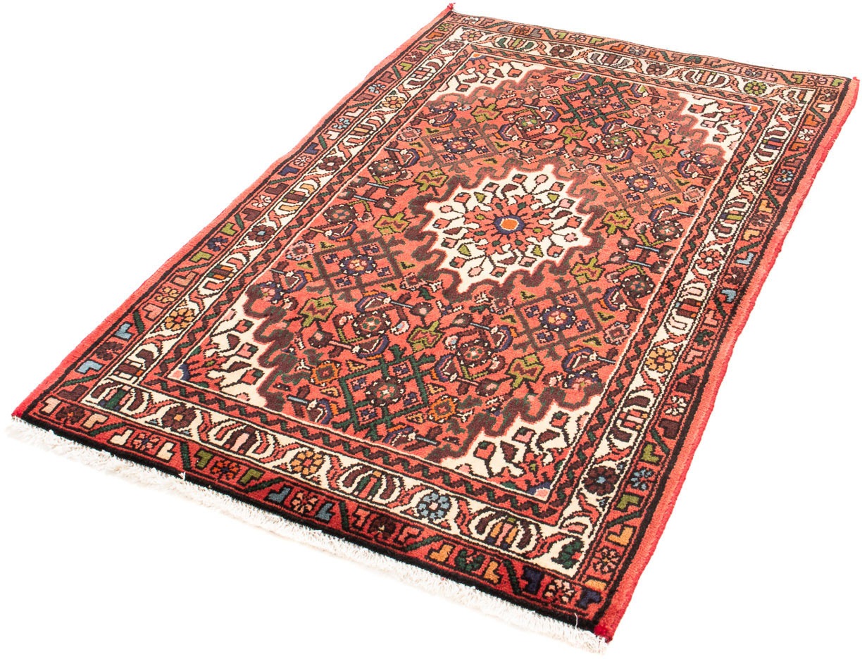 Image of morgenland Orientteppich »Perser - Nomadic - 150 x 100 cm - rot«, rechteckig, 10 mm Höhe, Wohnzimmer, Handgeknüpft, Einzelstück mit Zertifikat bei Ackermann Versand Schweiz