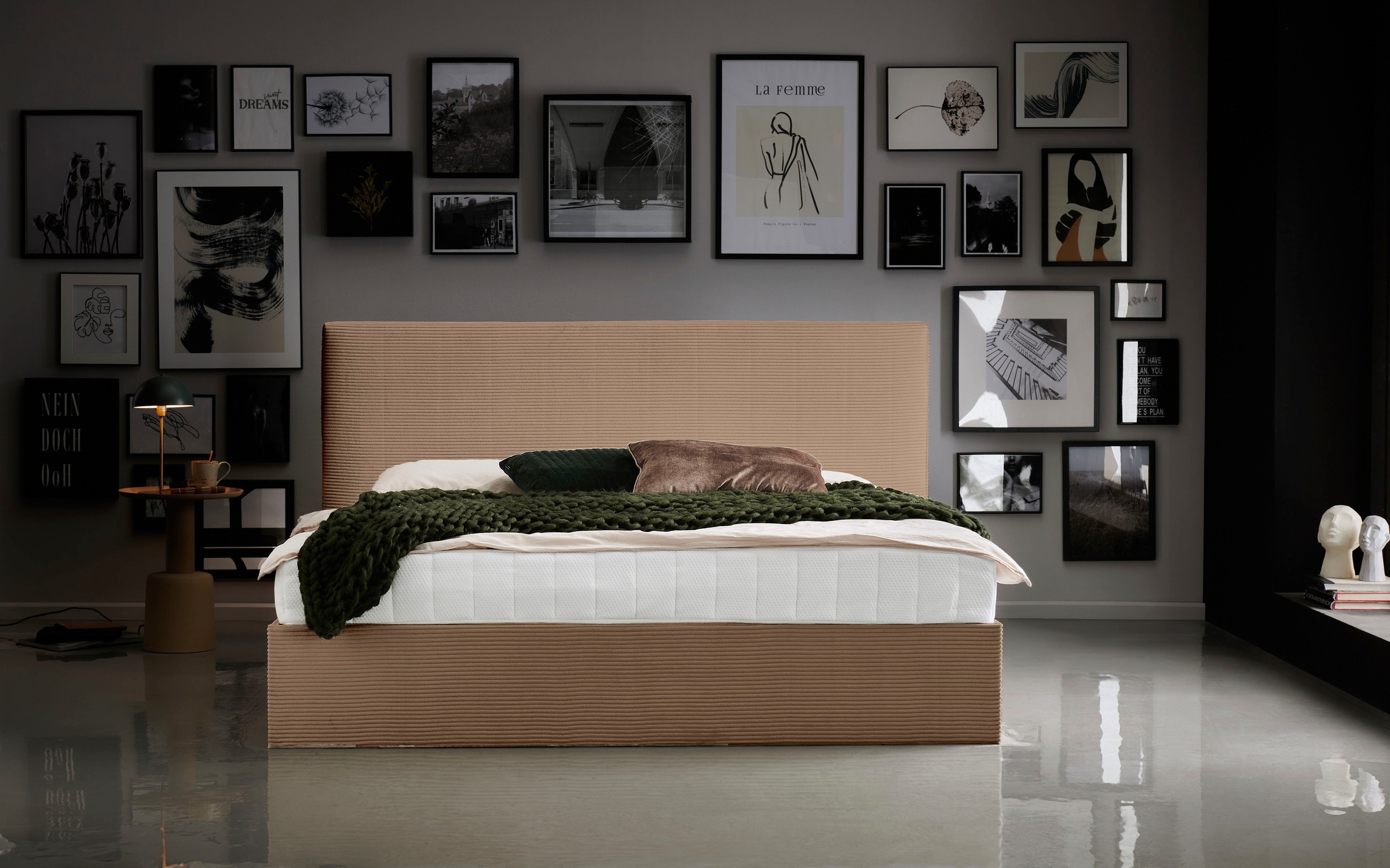 Image of ATLANTIC home collection Bettgestell "Melody" mit Bettkasten und Lattenrost