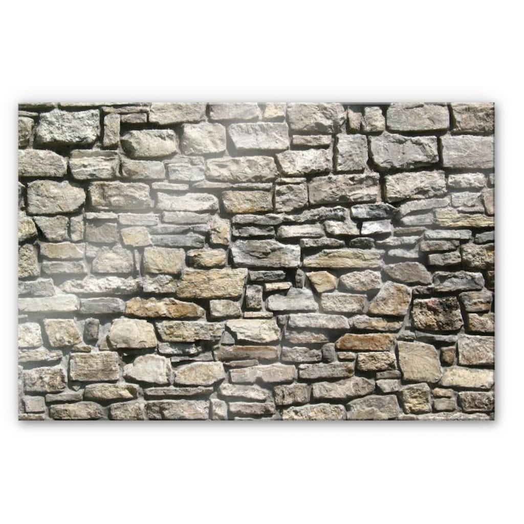 Wall-Art Küchenrückwand »3D Stein Optik Natursteinmauer«, (Set, 1 tlg.)