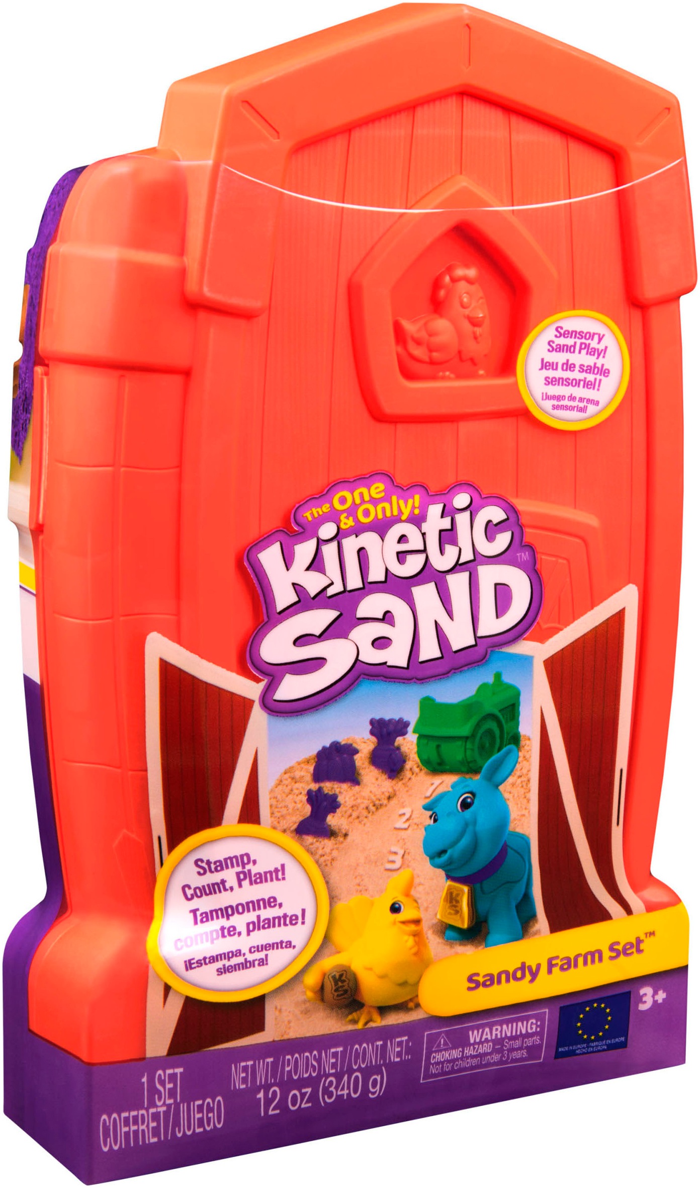 Spin Master Set créatif »Kinetic Sand Sandy Farm Set«