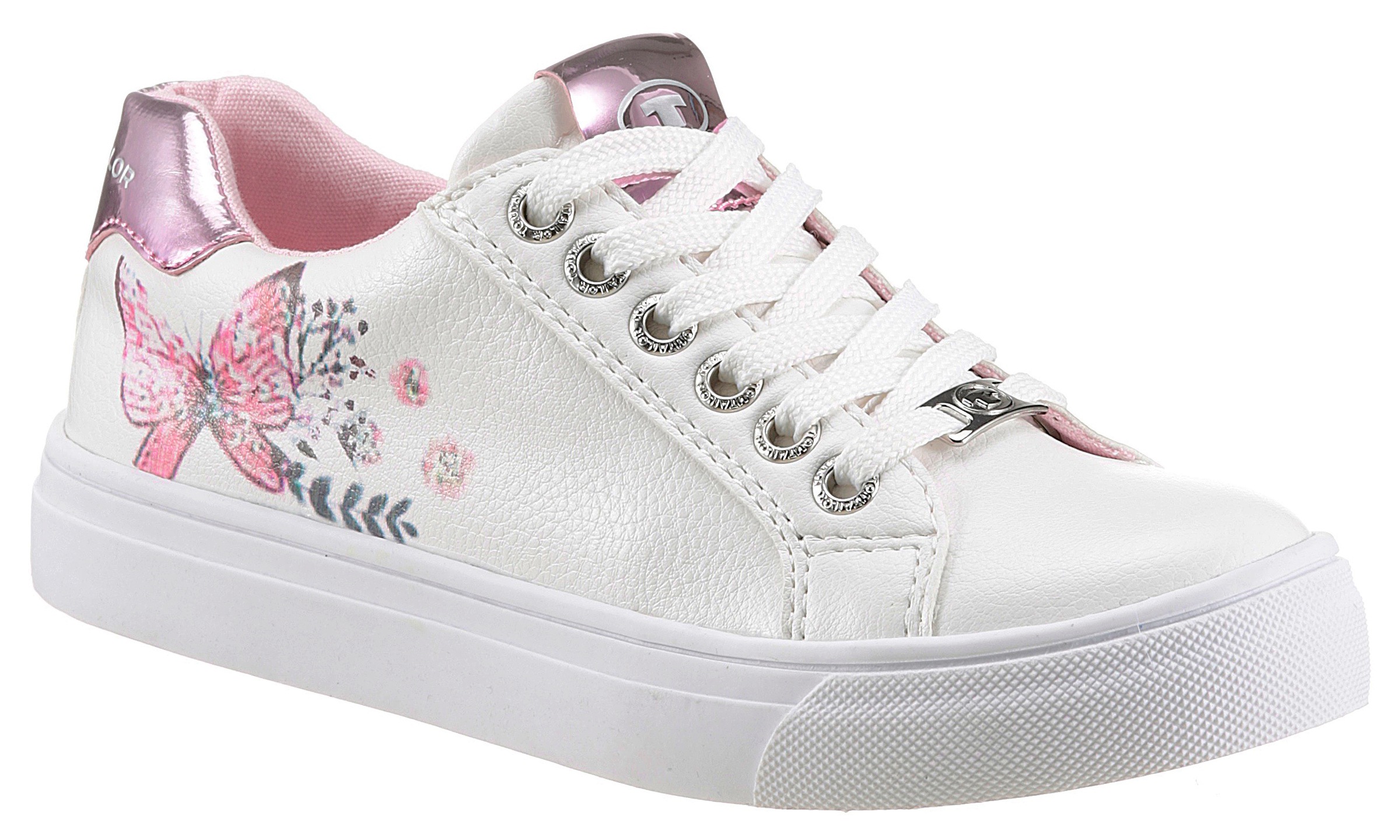 Image of TOM TAILOR Sneaker, mit Schmetterlingsdruck bei Ackermann Versand Schweiz