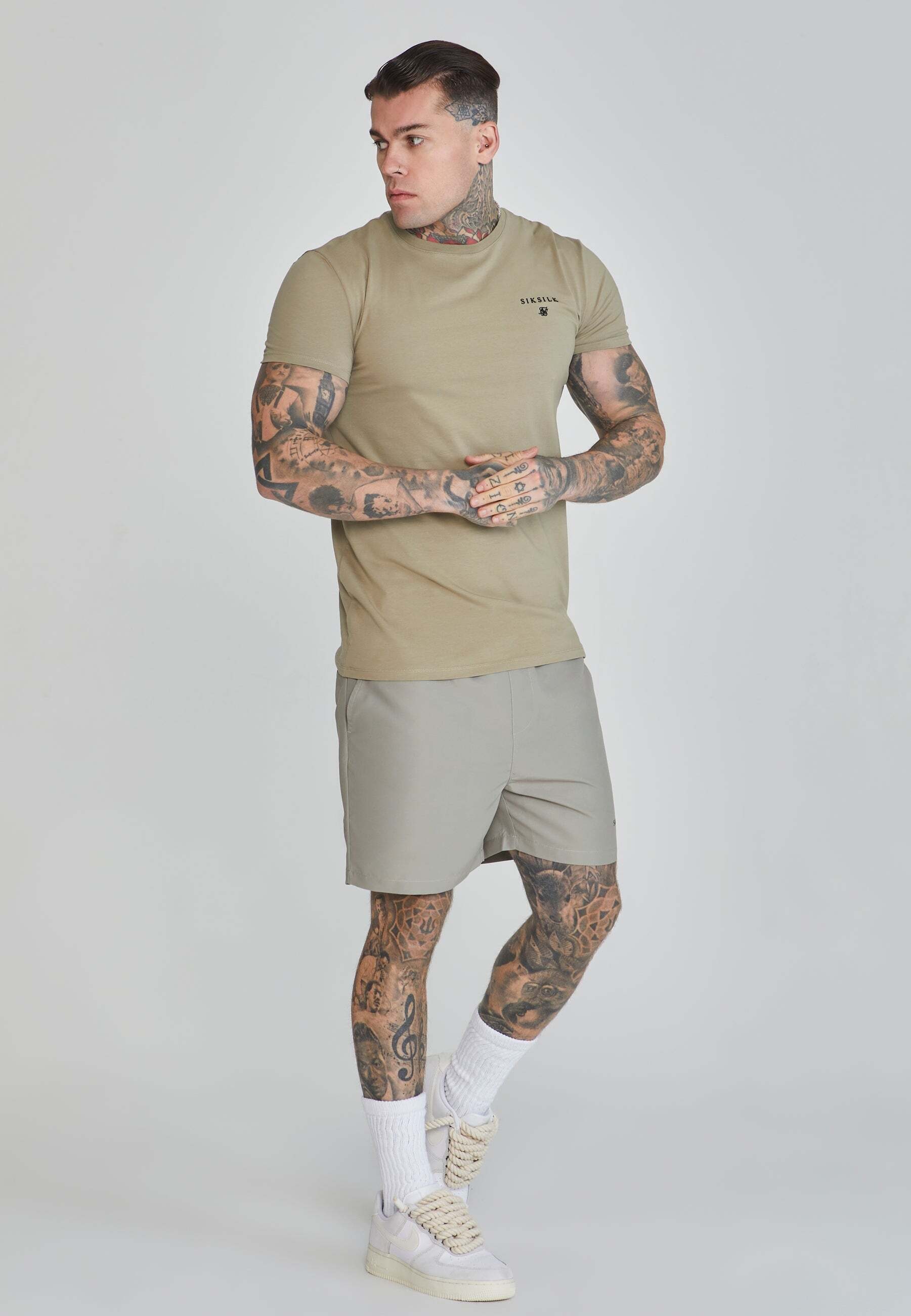 Siksilk T-Shirt »Siksilk T-Shirt Muscle Fit T-Shirt«
