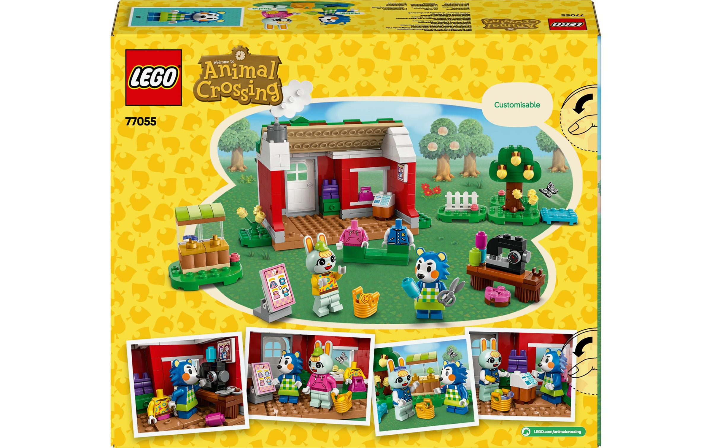 LEGO® Spielbausteine »Animal Crossing Die Schneiderei Schneiderschwestern 77055«