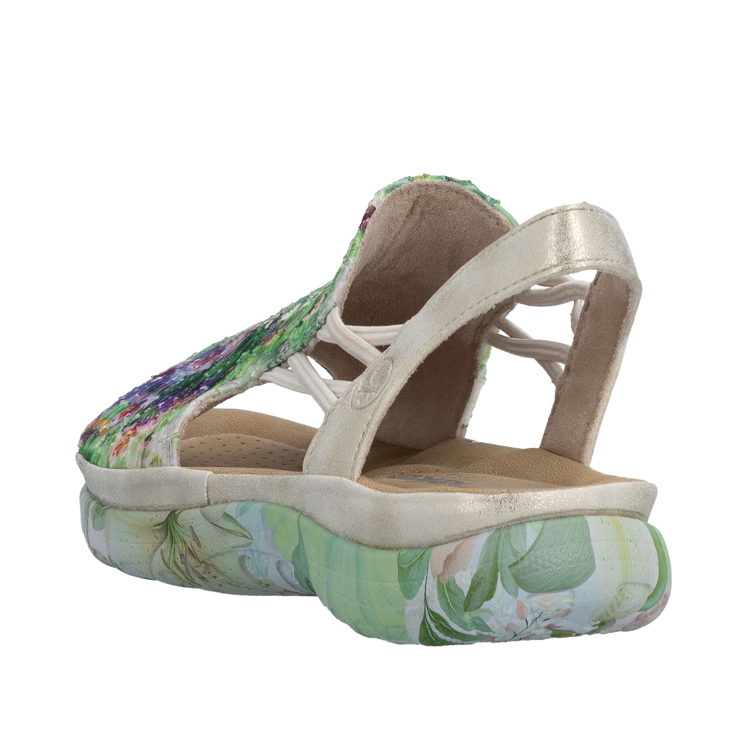 Rieker Sandale  Chaussure d'été, chaussure à enfiler avec élastiques latéraux pour un bon maintien