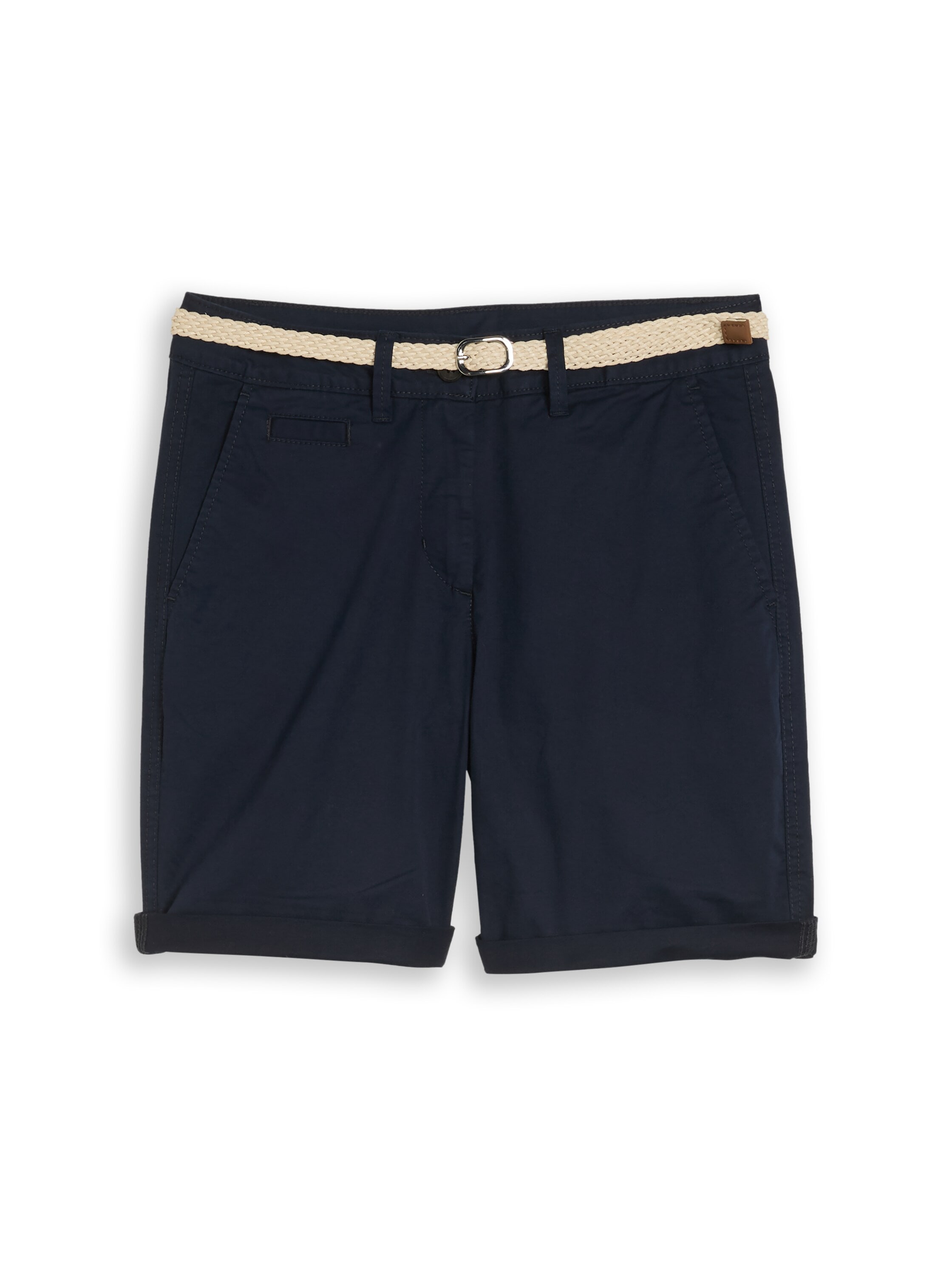 TOM TAILOR Short en chino »TOM TAILOR Chino Bermuda«  avec ceinture et stretch