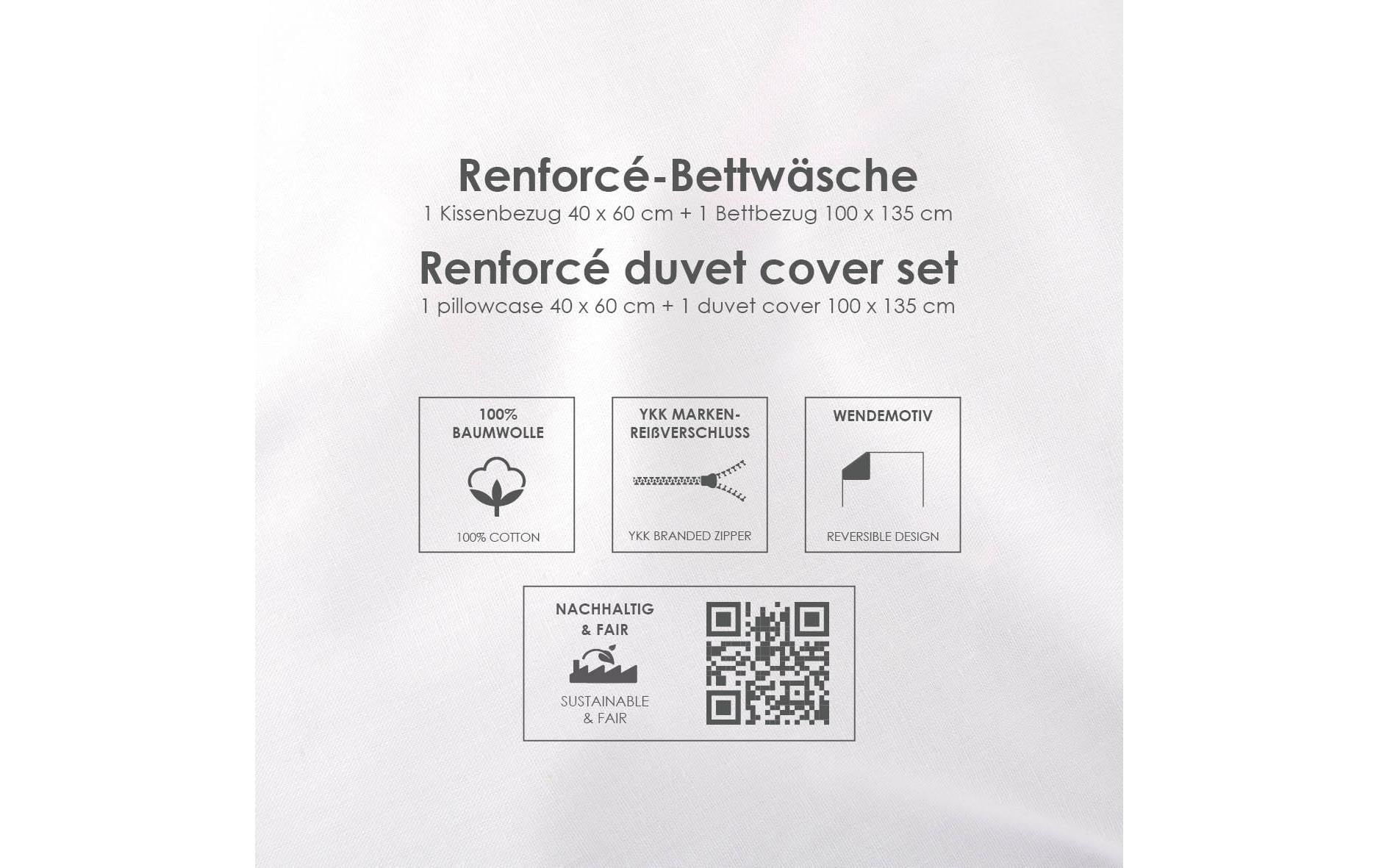 Herding Kinderbettwäsche »babybest Woodland Crew« 1 mit Wendefunktion