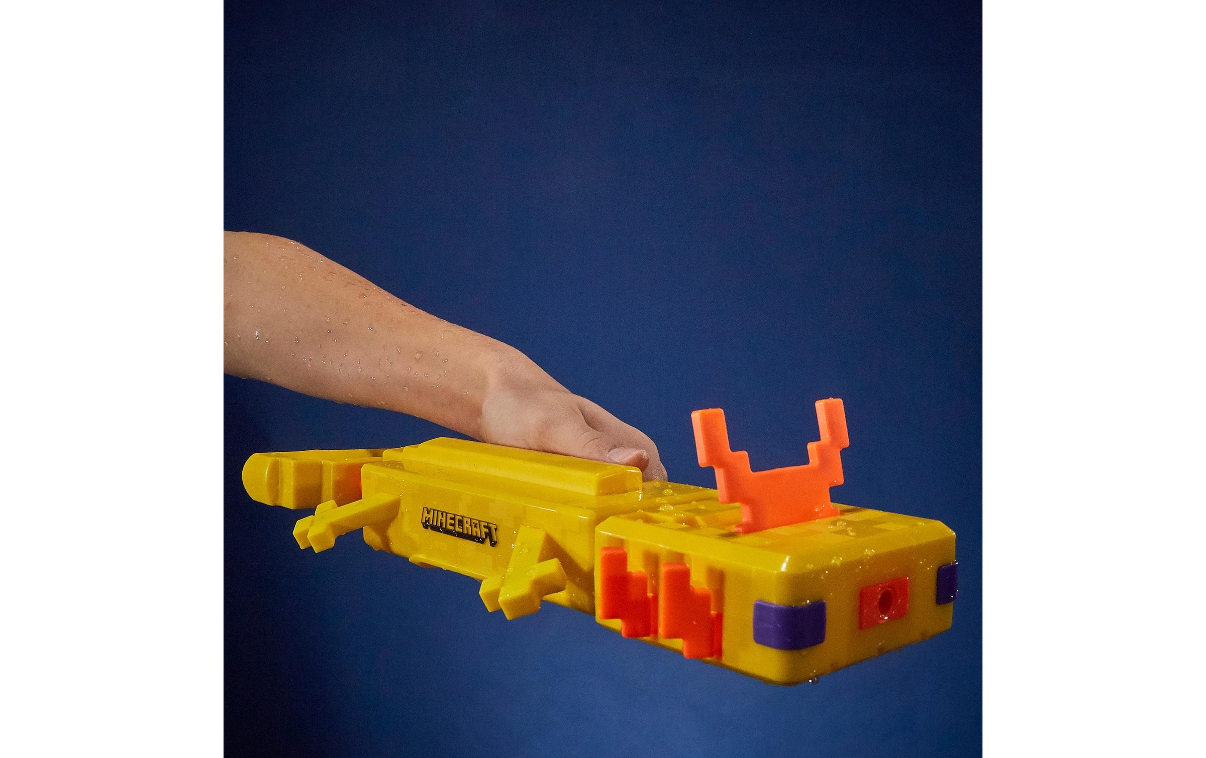 Nerf Wasserpistole »Super Soaker Minecraft Axolotl«
