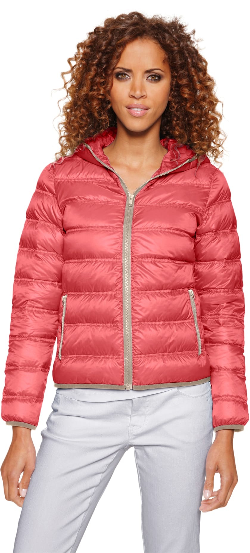 heine Daunenjacke, mit Kapuze