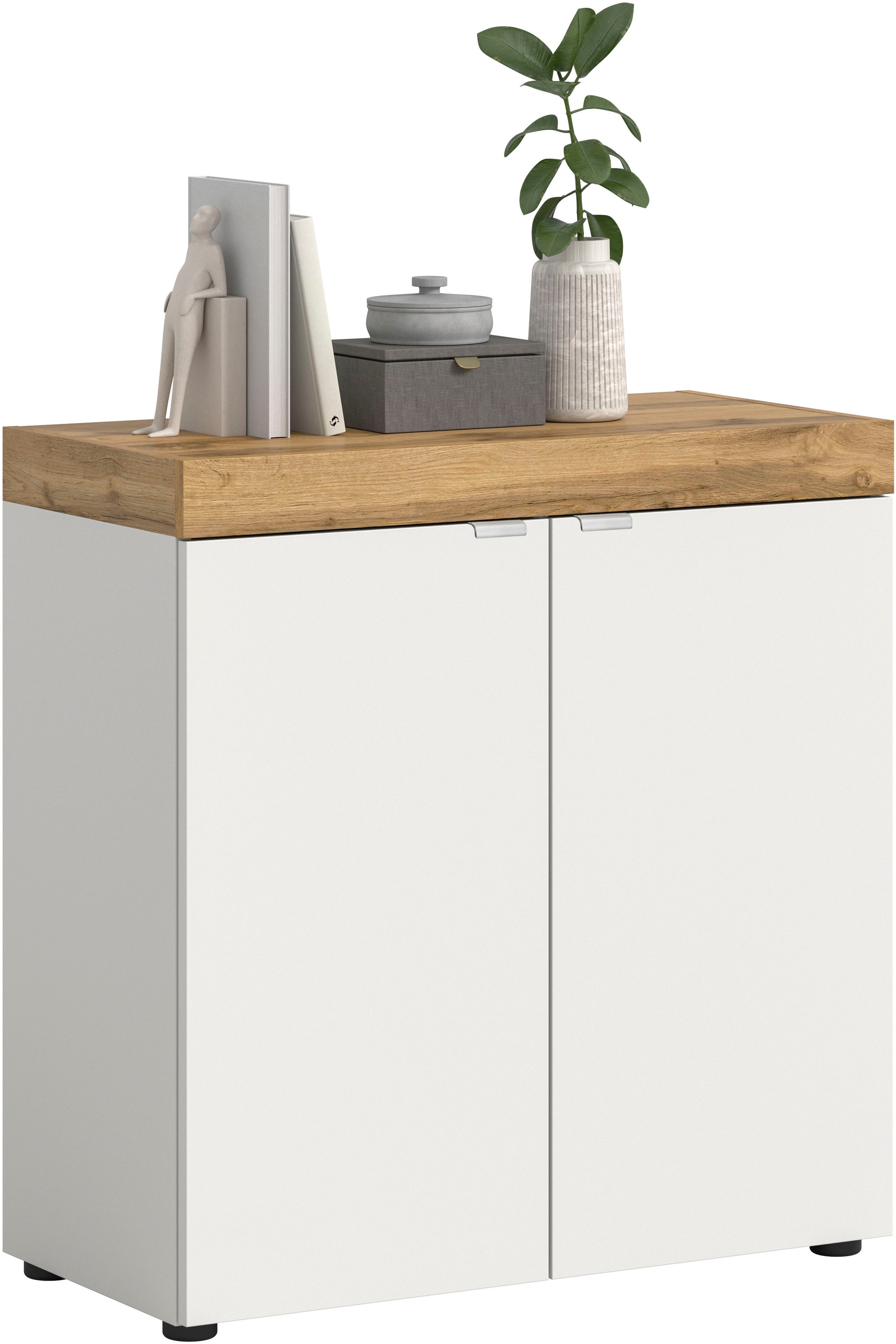 Image of GOODproduct Kommode "MAMBO II, Breite 77 cm, 2 Türen, 2 Einlegeböden" 1 Stk. tlg. Kommode, Anrichte, Wohnzimmer, Schlafzimmer