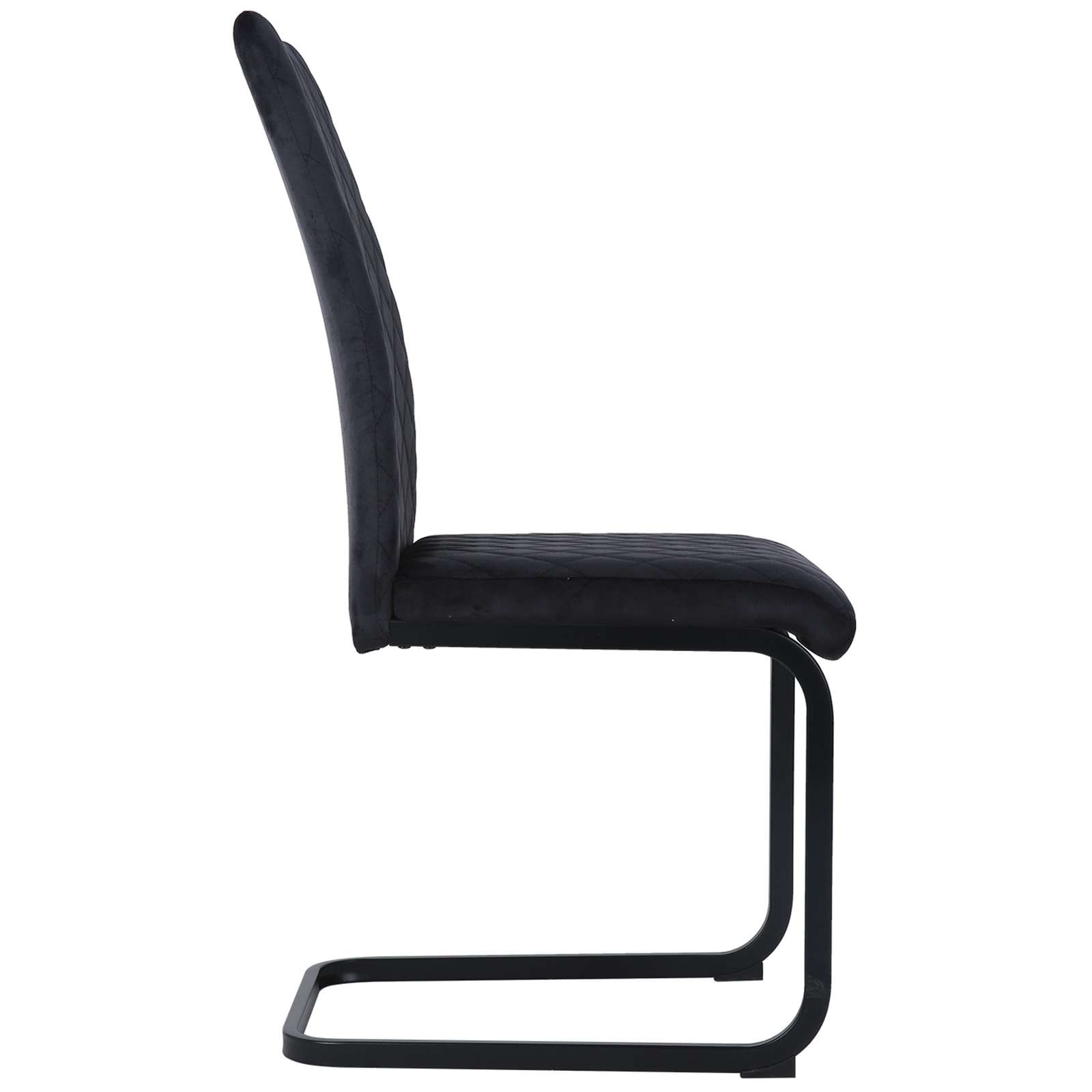 GOODproduct Chaise de salle à manger »Valbourg« () chaise cantilever, dossier et assise rembourrés, lot de 2