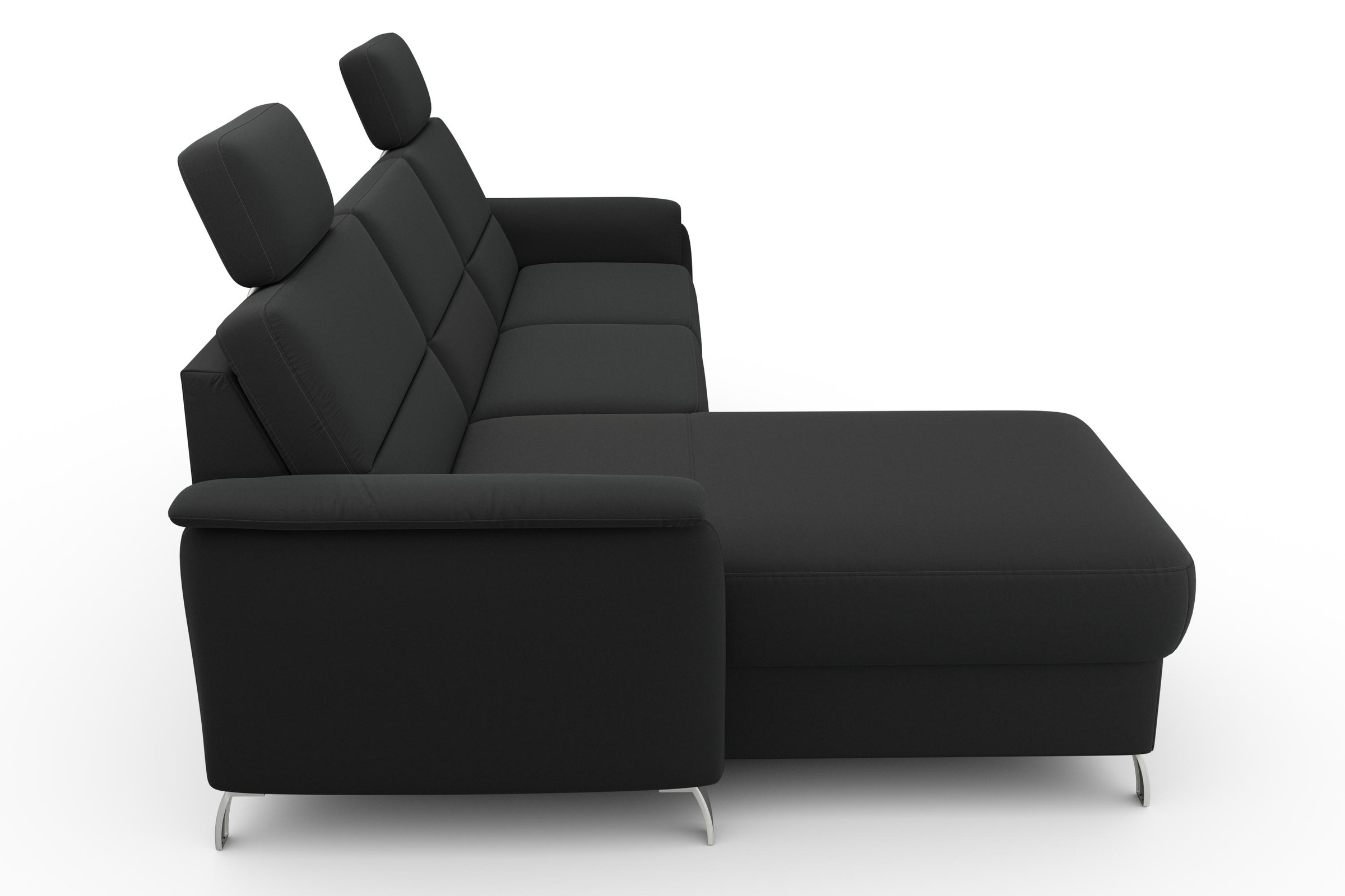 sit&more Ecksofa »Palmera L-Form, B: 244 cm« optional Bettfunktion & Bettkasten, Federkern
