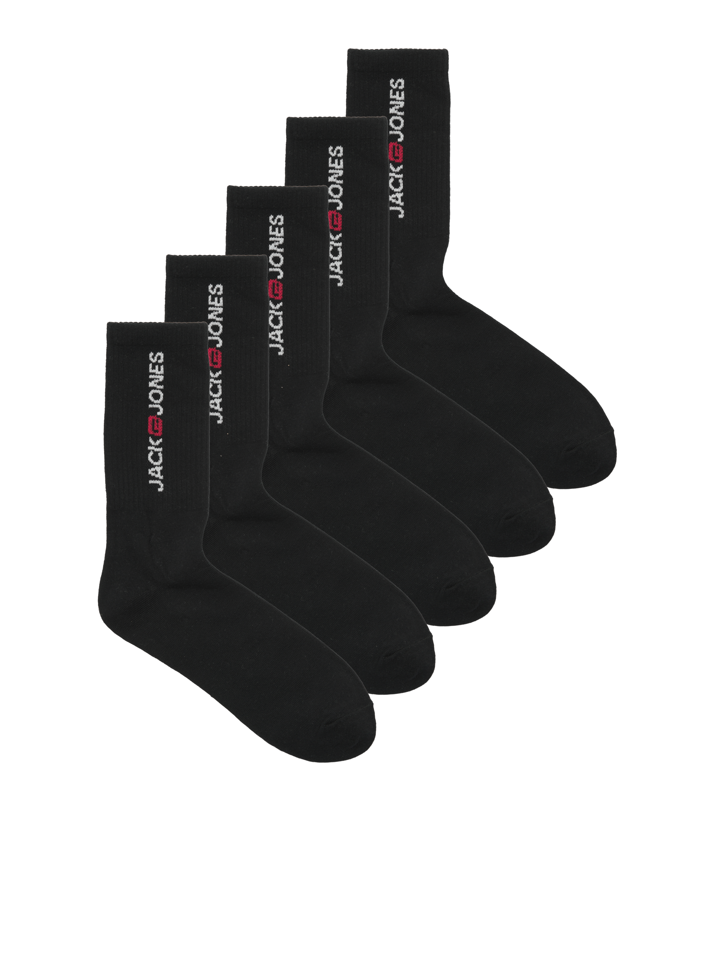 Image of Jack & Jones Freizeitsocken "JACCORP OLD LOGO TENNIS SOCKS 5 PACK" Packung, 5 Paar tlg. Baumwollmischung